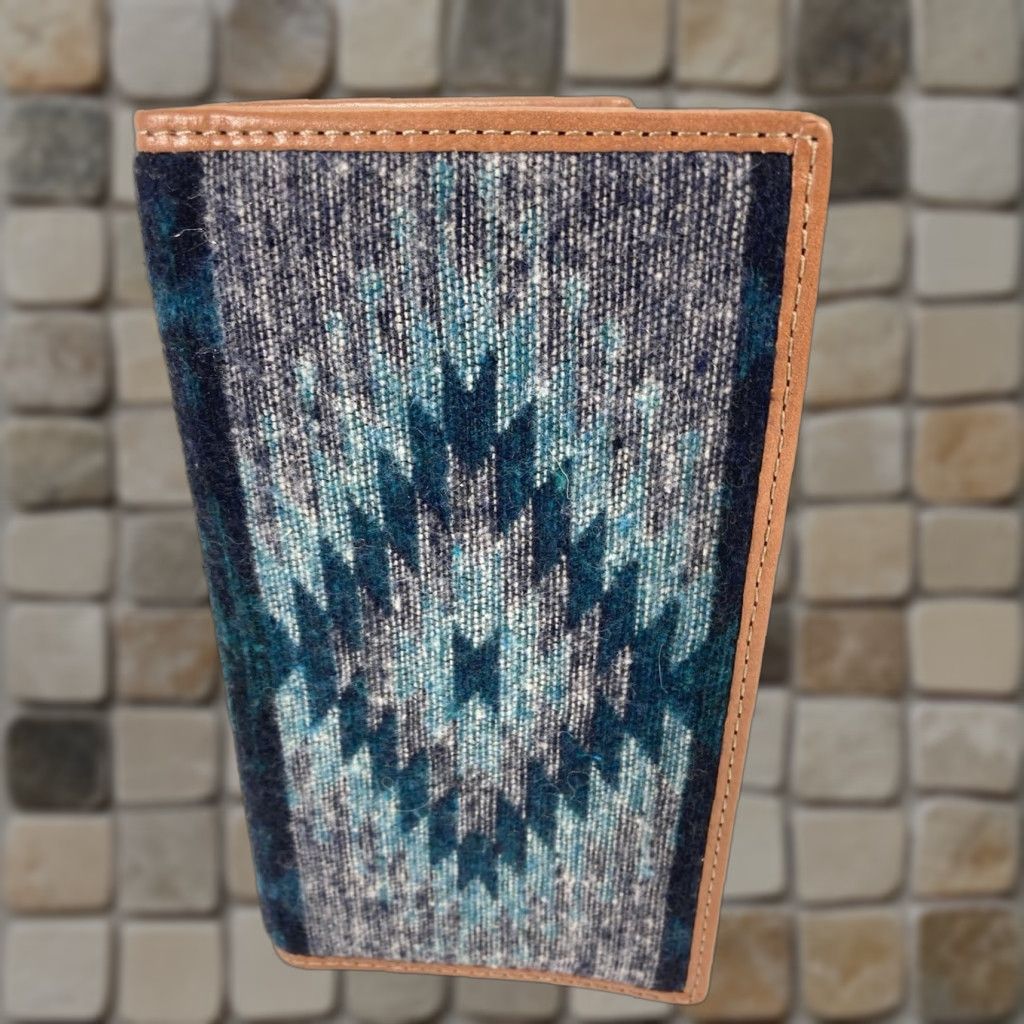 Tony Lama Tony Lama Rodeo Aztec Wallet Western Bifold 6.5X3.5 Leather Trim NWOT Brown Men Size ONE SIZE - 1 Thumbnail