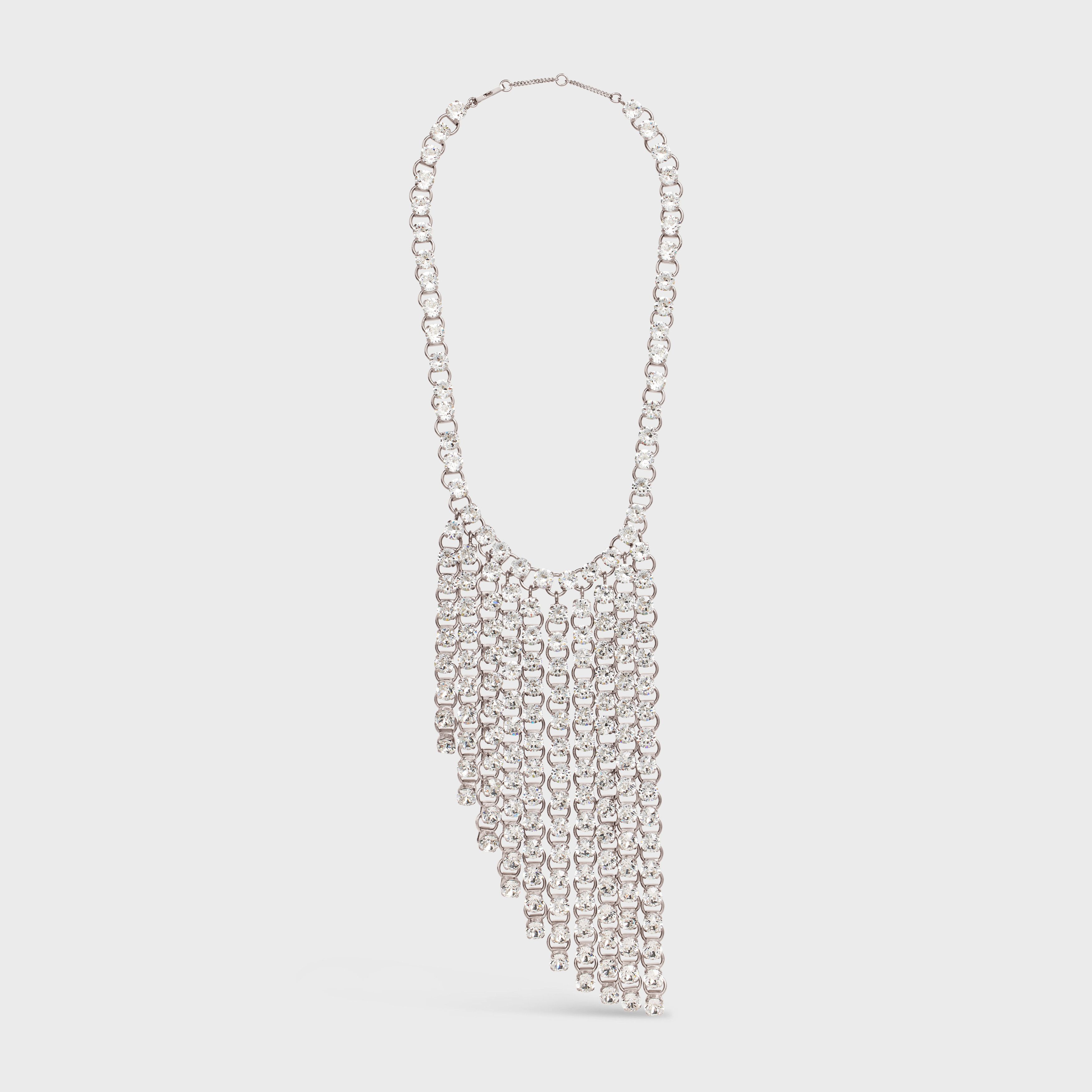 Celine o1bcso1str1124 Size: OS / Brass Rhodium Necklace in Silver Size ONE SIZE - 1 Thumbnail