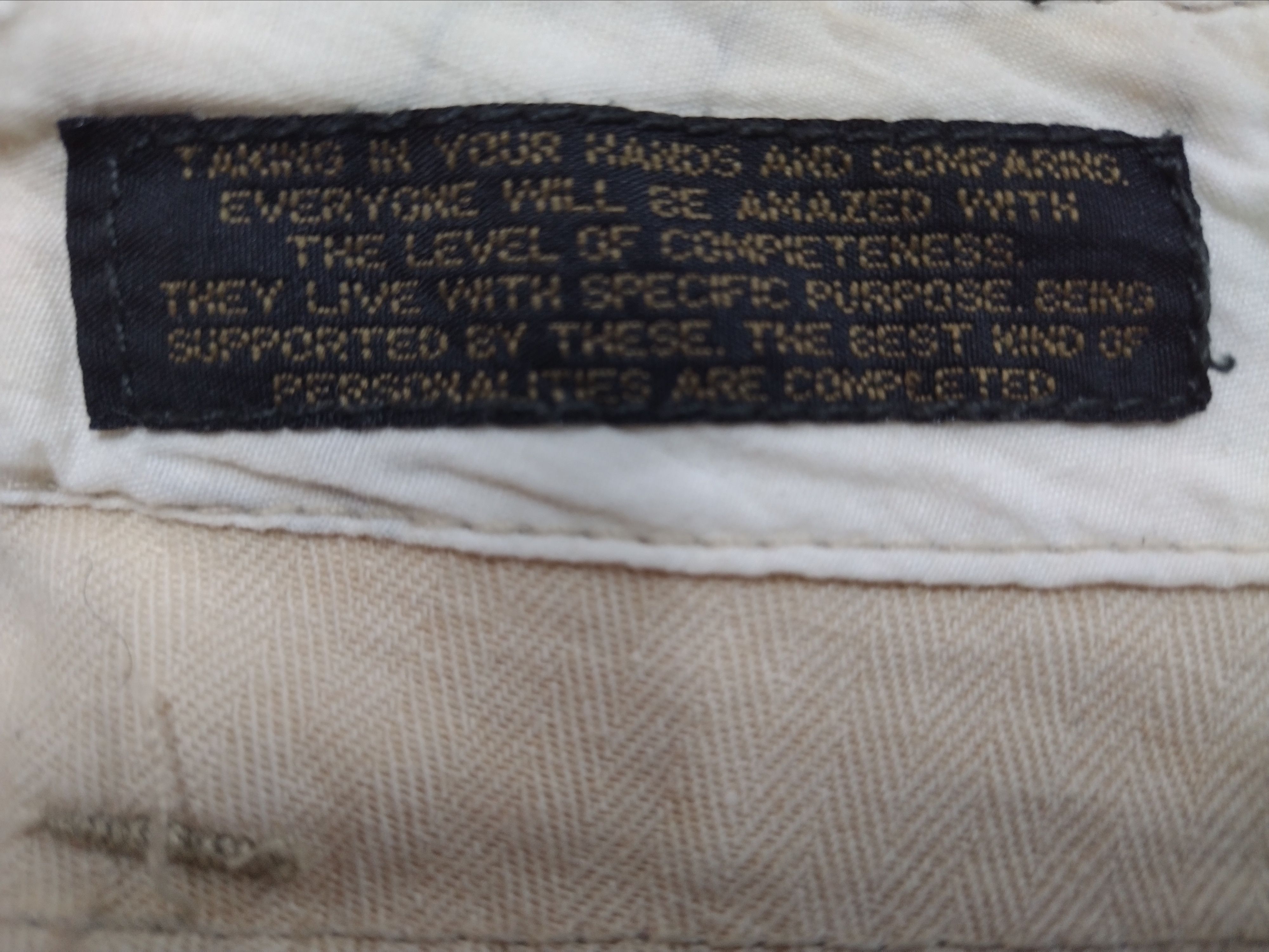 Japanese Brand Vtg harringbone cotton twill Monkey Pants Size US 32 / EU 48 - 9 Thumbnail