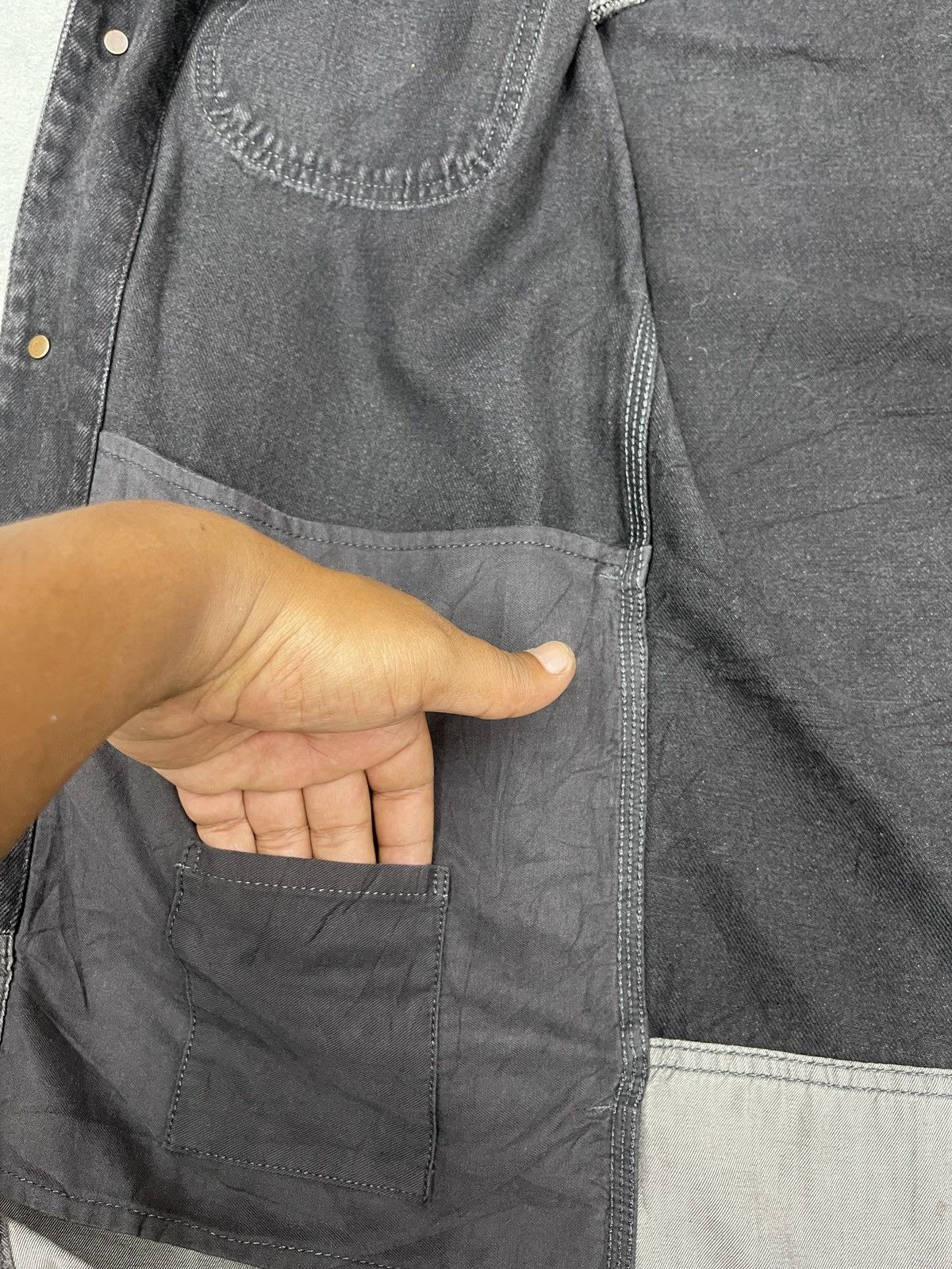 Maison MIHARA YASUHIRO RARE🔥MIHARA YASUHIRO AW15 DENIM OVERJACKET Size US S / EU 44-46 / 1 - 18 Thumbnail