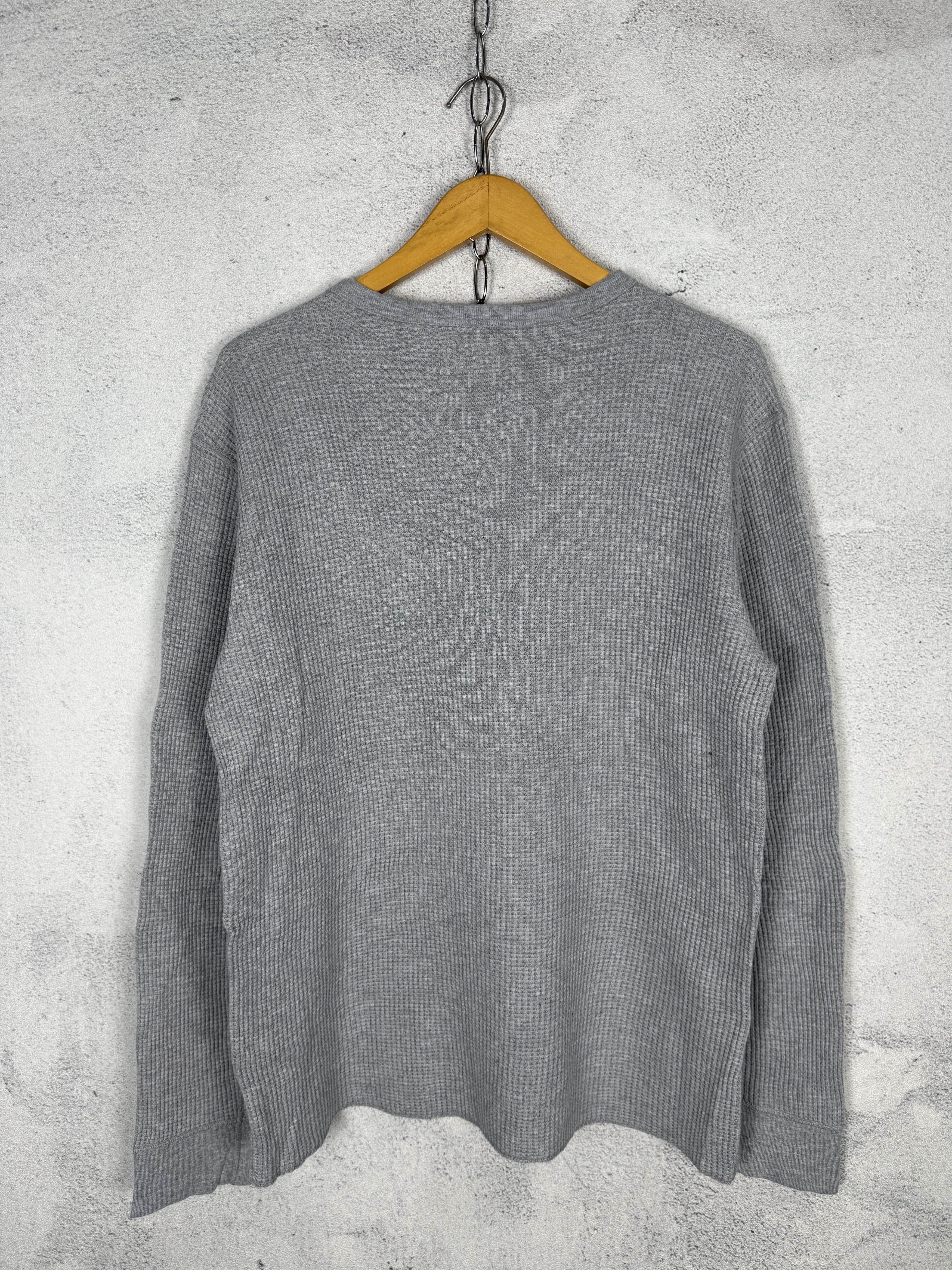 Beams Japan Beams Waffle Knit Longsleeve Tshirt Size US L / EU 52-54 / 3 - 2 Thumbnail