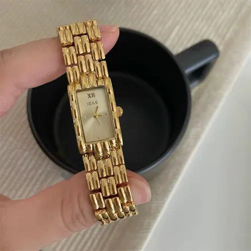 Jewelry 545Rectangular Link Bracelet Watch, Classic Style Size ONE SIZE - 8 Thumbnail
