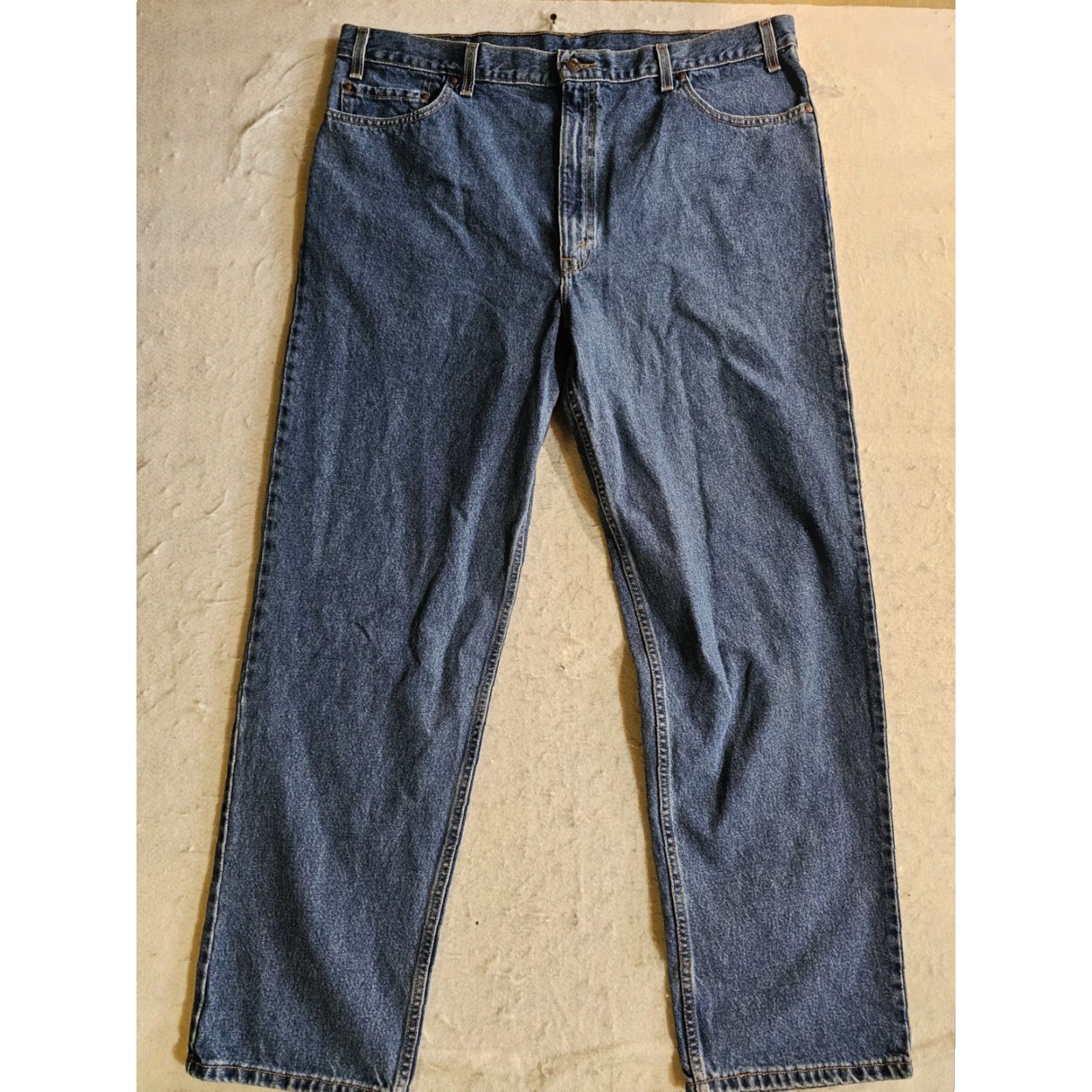 Levi's VINTAGE Levi's 540 Brown Tab Relaxed Fit Denim Jeans Mens 44x32 Levi's 540 90s Mexico Blue Cotton Denim Straight Pocket Jeans Men 90s Size US 44 / EU 60 - 5 Thumbnail