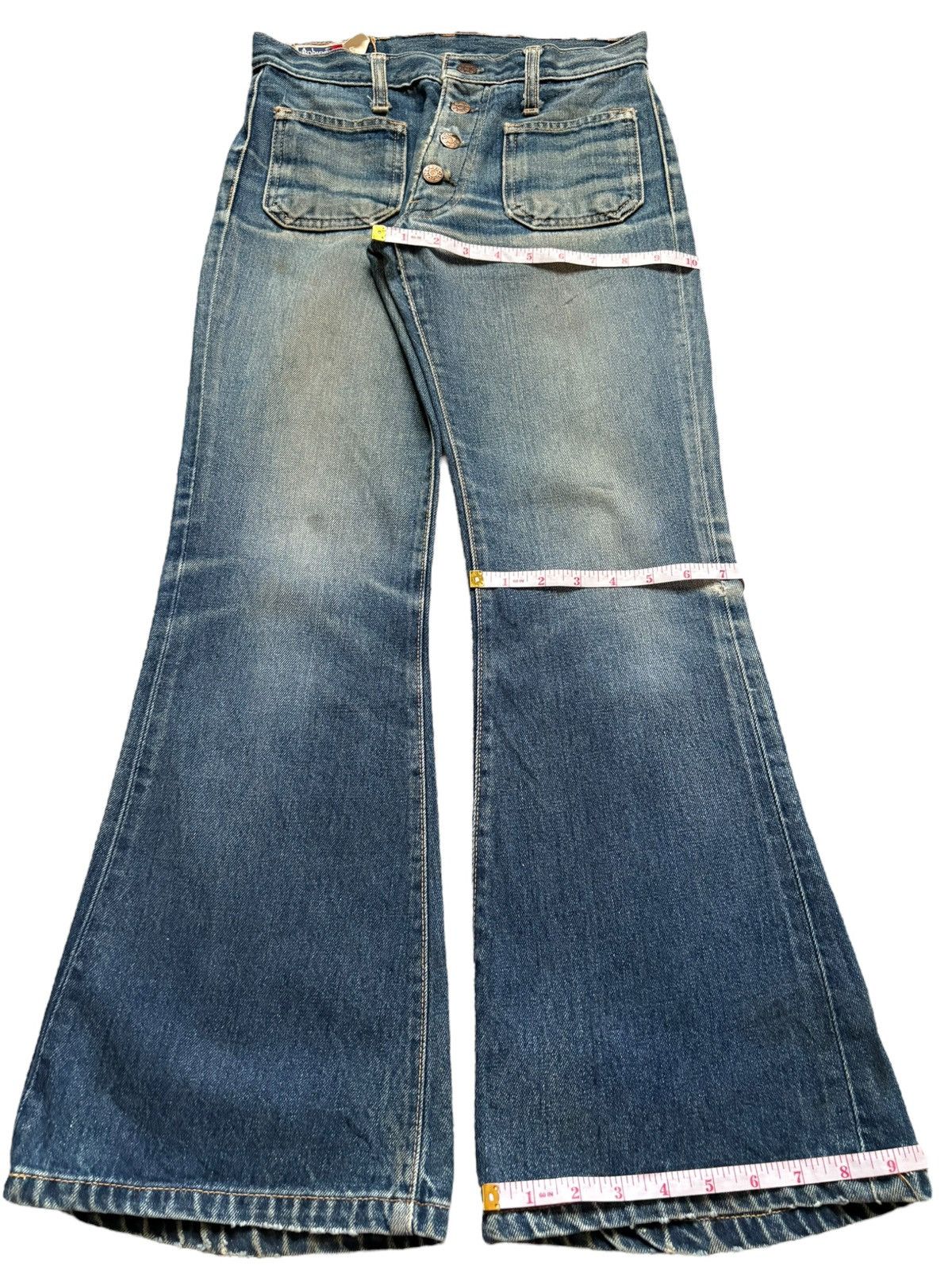 Japanese Brand Vintage Japanese Brand Mud Wash Bush Pant Bellbottom Jeans Size 27" / US 4 / IT 40 - 13 Thumbnail