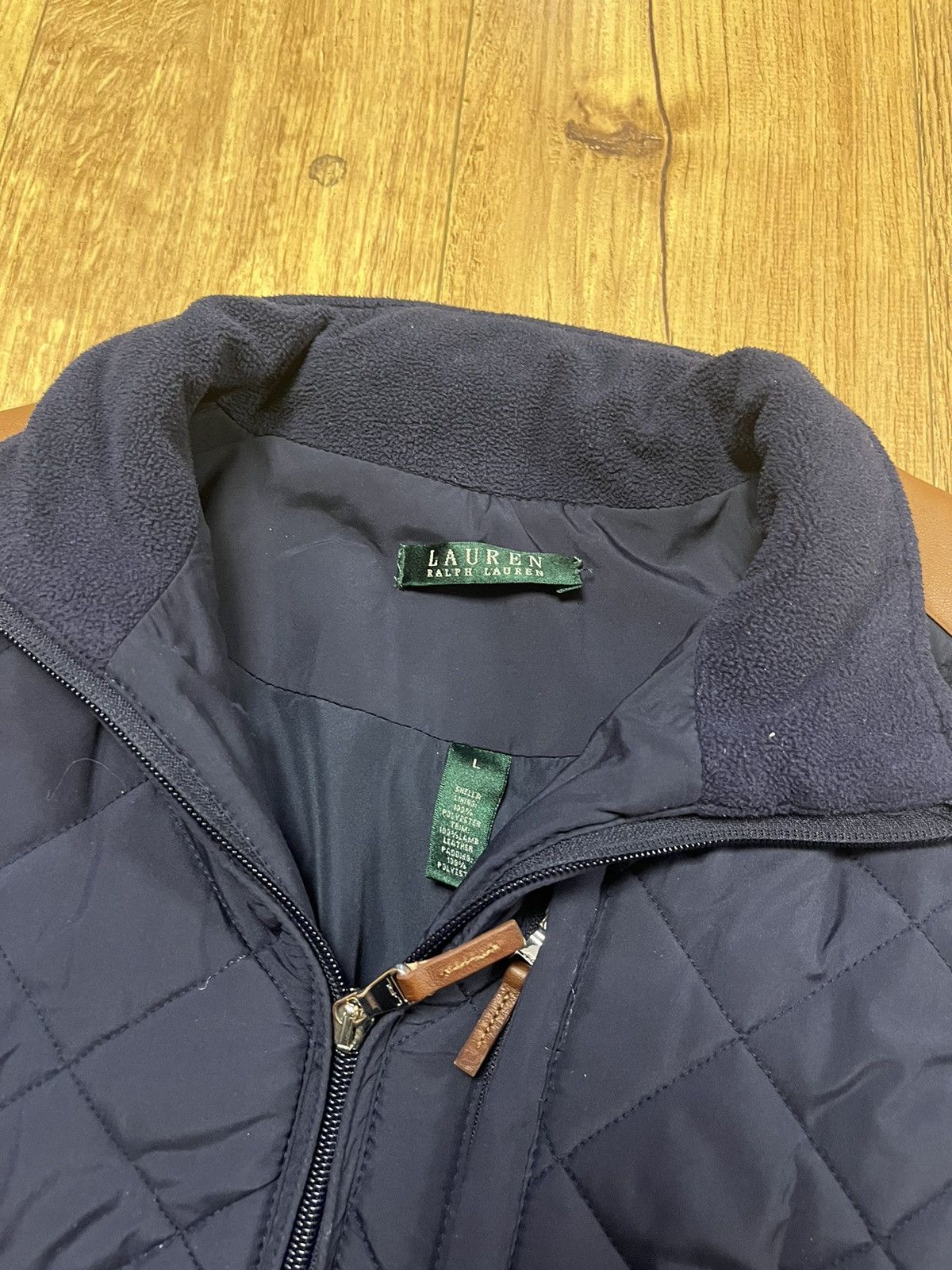 Polo Ralph Lauren Ralph Lauren Quilted Jacket Deep Blue Color Size L / US 10 / IT 46 - 3 Thumbnail