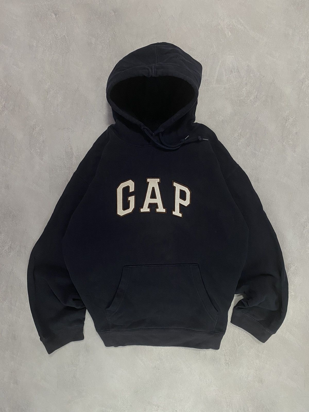 Gap × Vintage 🖤 Vintage Hoodie GAP Oversized Style Track Boxy Fit Size US L / EU 52-54 / 3 - 1 Thumbnail