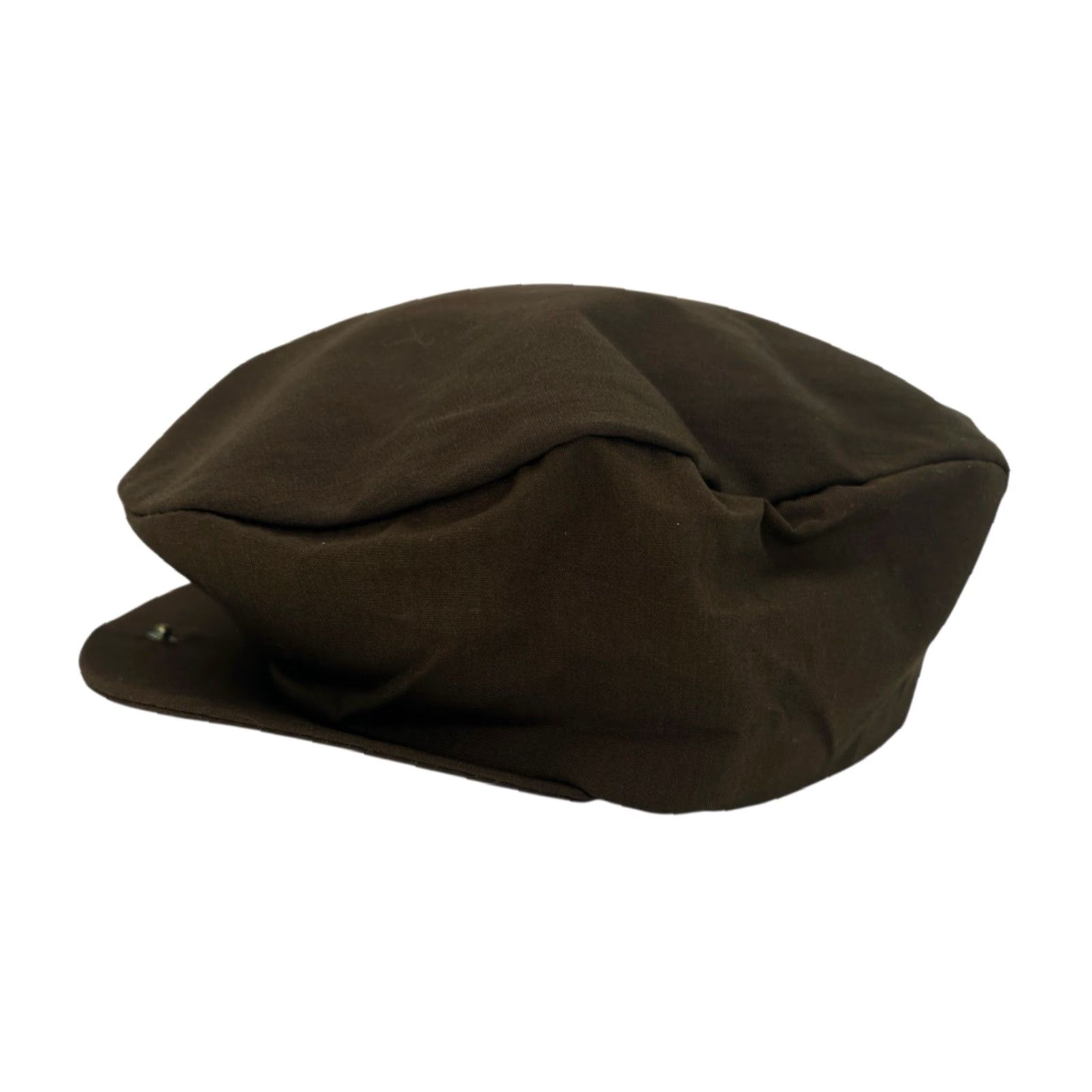 Vintage VINTAGE Cabbie Drivers Flat Cap Hat Mens Large Brown 90s Deadstock NWOT Made in USA Size ONE SIZE - 6 Thumbnail