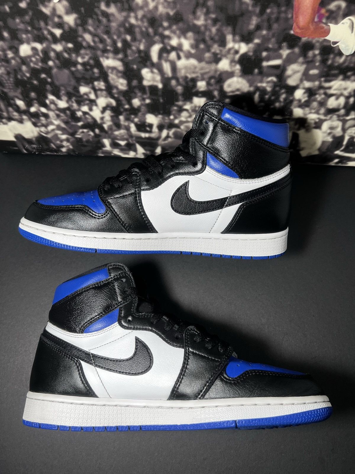 Jordan Brand Nike Air Jordan 1 Retro OG High Royal Toe Sz 9 OG ALL RARE🔥 Size US 9 / EU 42 - 8 Thumbnail