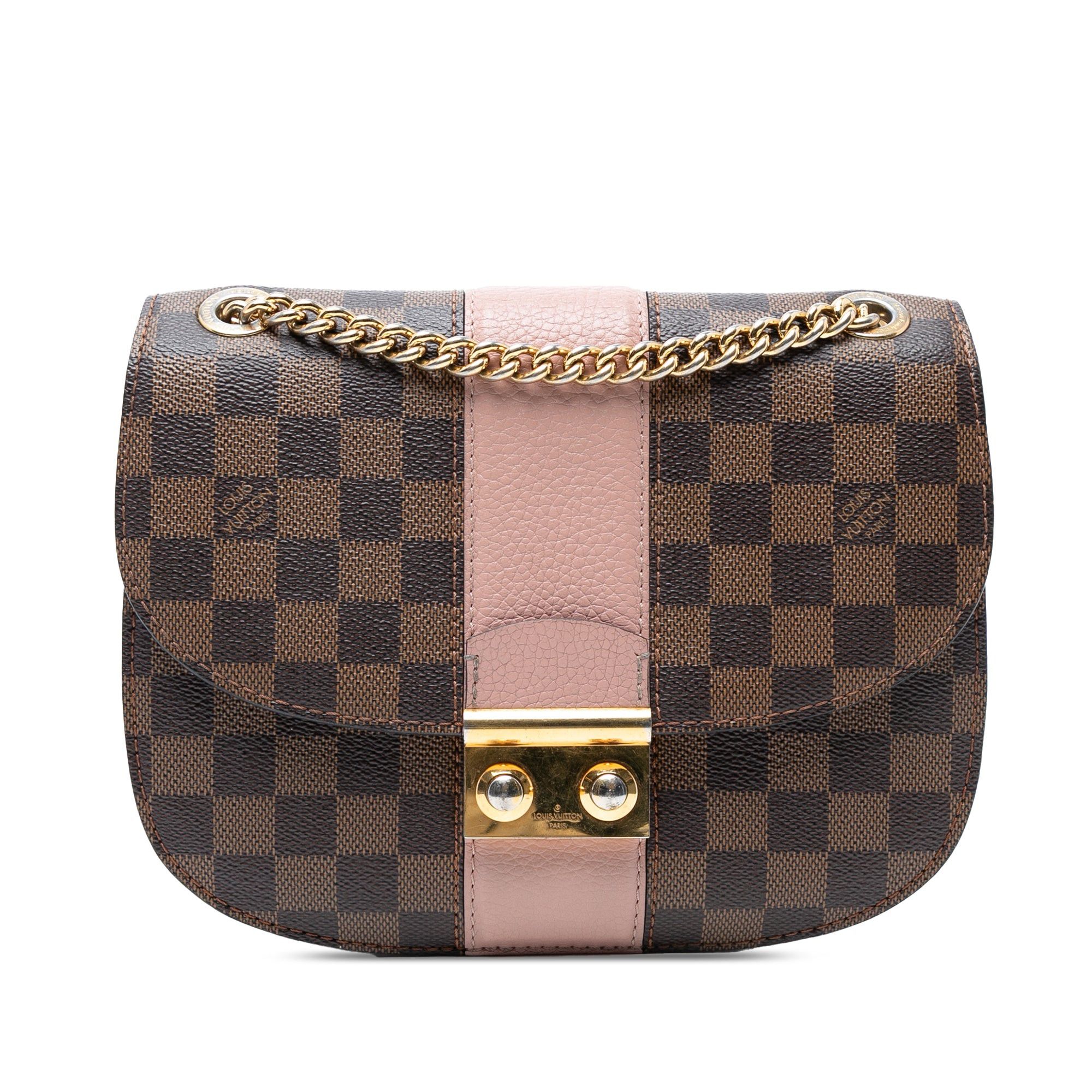 Louis Vuitton Damier Ebene Cuir Taurillon Wight Size ONE SIZE - 1 Thumbnail