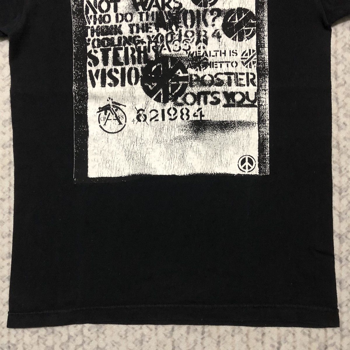 Band Tees × Vintage Very Rare Distressed Vintage Crass Band Punk Tees Size US XXS / EU 40 - 3 Thumbnail