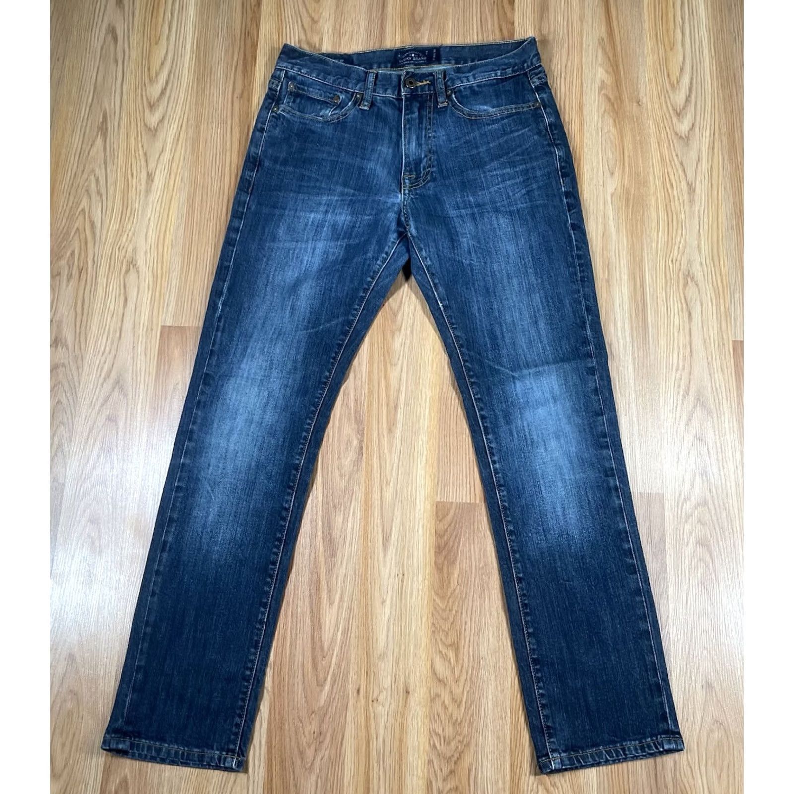 Lucky Brand Lucky Brand Jeans Mens 30Wx32L 410 Athletic Fit Stretch Dark Blue Denim Pants Size US 30 / EU 46 - 2 Thumbnail