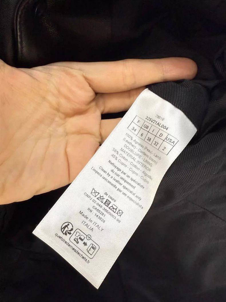 Dior Dior Classic Fitted Leather Jacket-2506 Size XS / US 0-2 / IT 36-38 - 5 Thumbnail