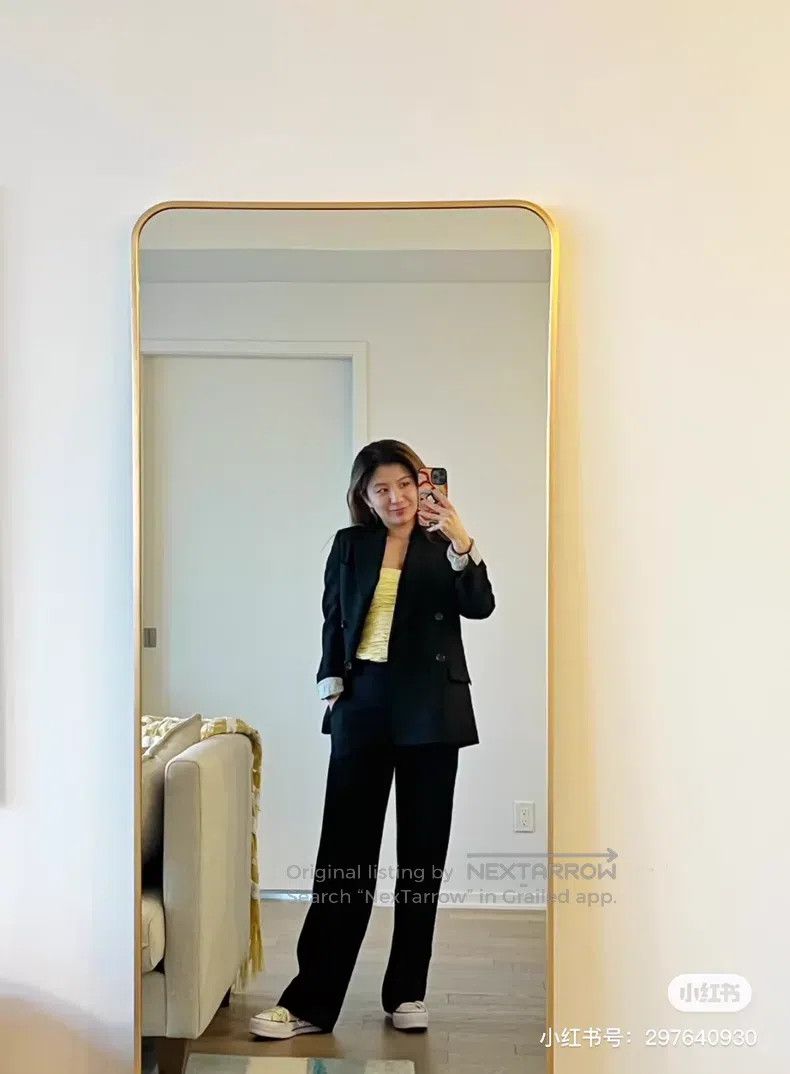Acne Studios Acne Studios Black Loose Double-Breasted Blazer Jacket Size 4XL / US 24-26 - 3 Thumbnail