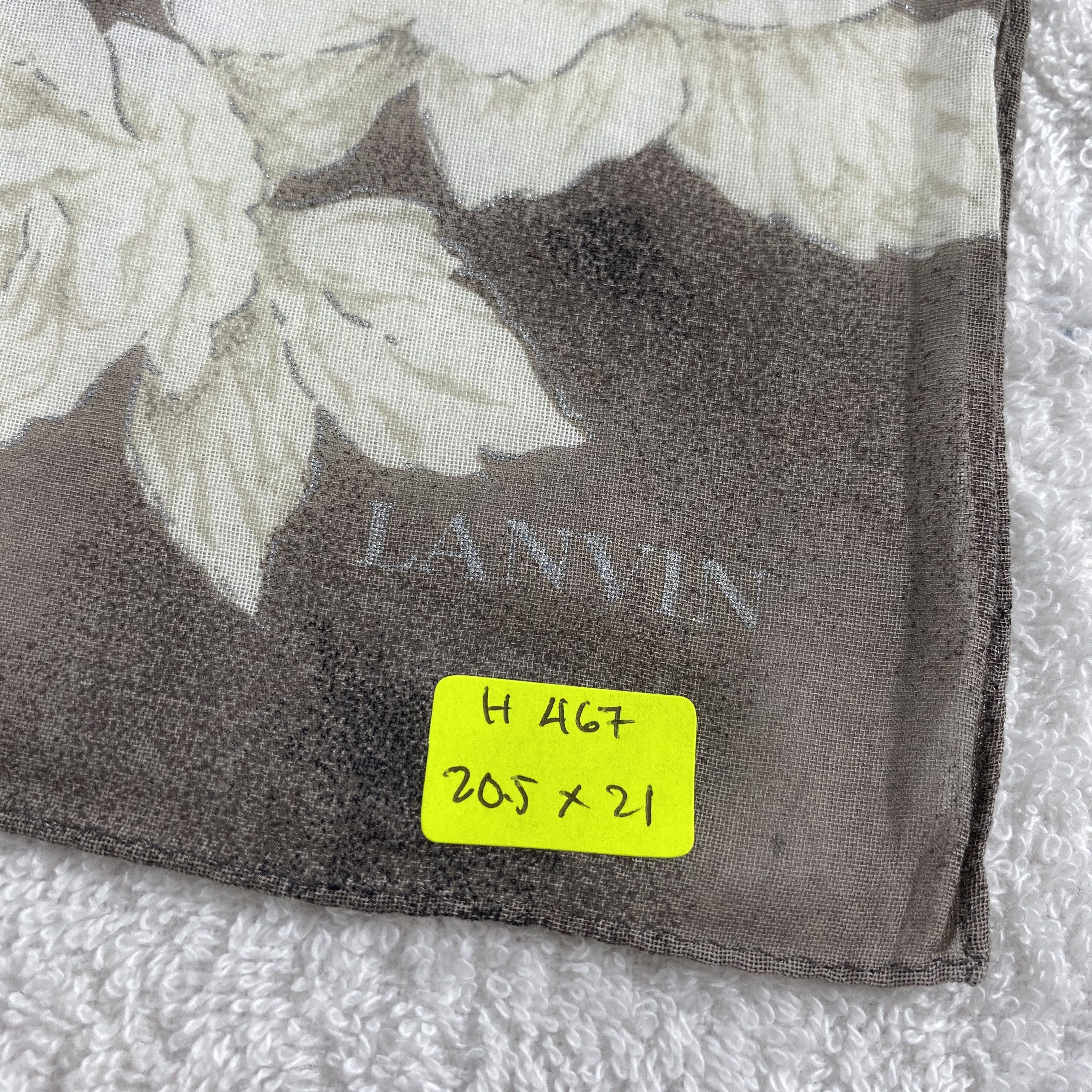 Lanvin × Vintage Lanvin Neckerchief / Bandana / Handkerchief Size ONE SIZE - 5 Thumbnail