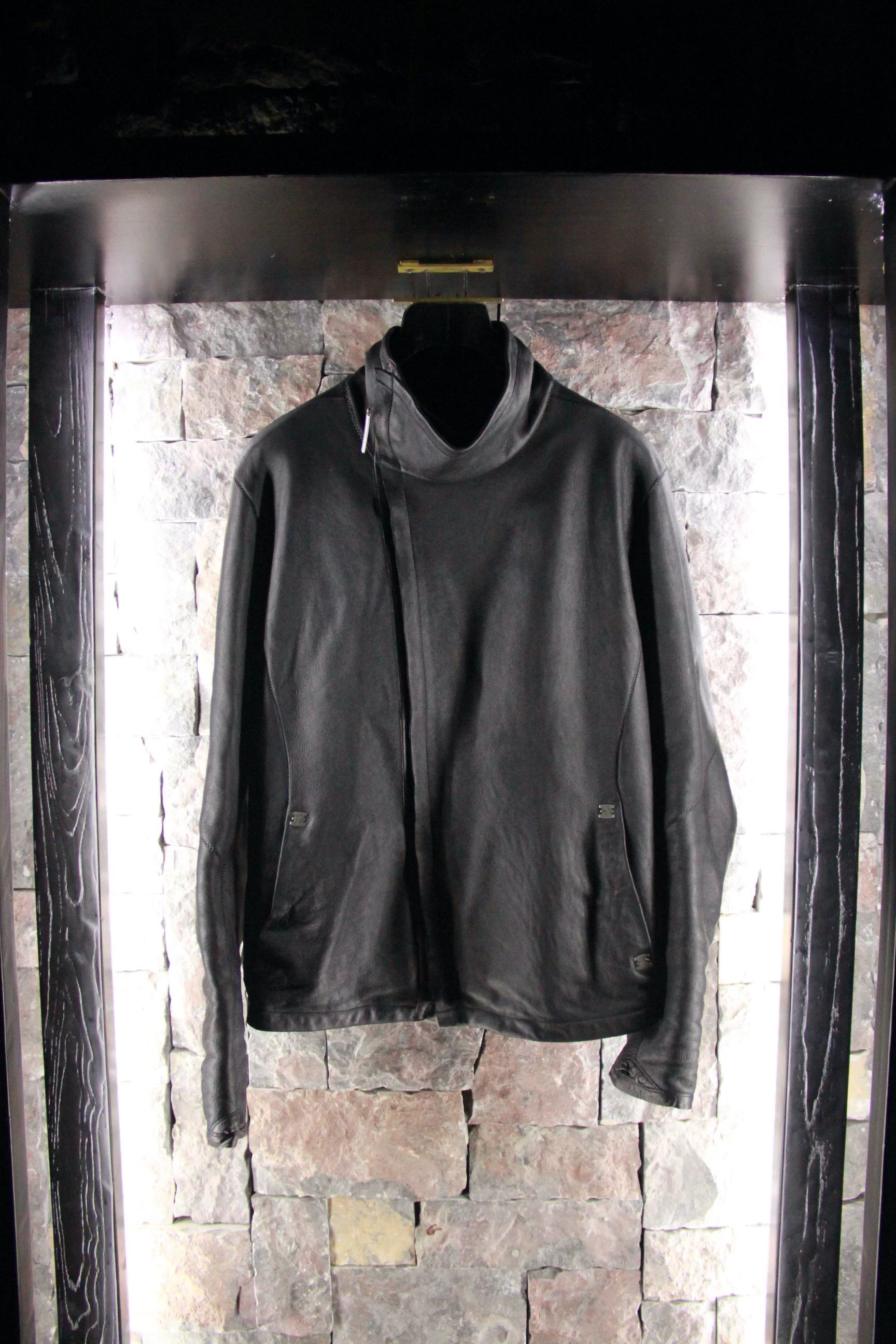 Isaac Sellam Experience Isaac Sellam Experience Black Leather Jacket Men l Size US L / EU 52-54 / 3 - 1 Thumbnail