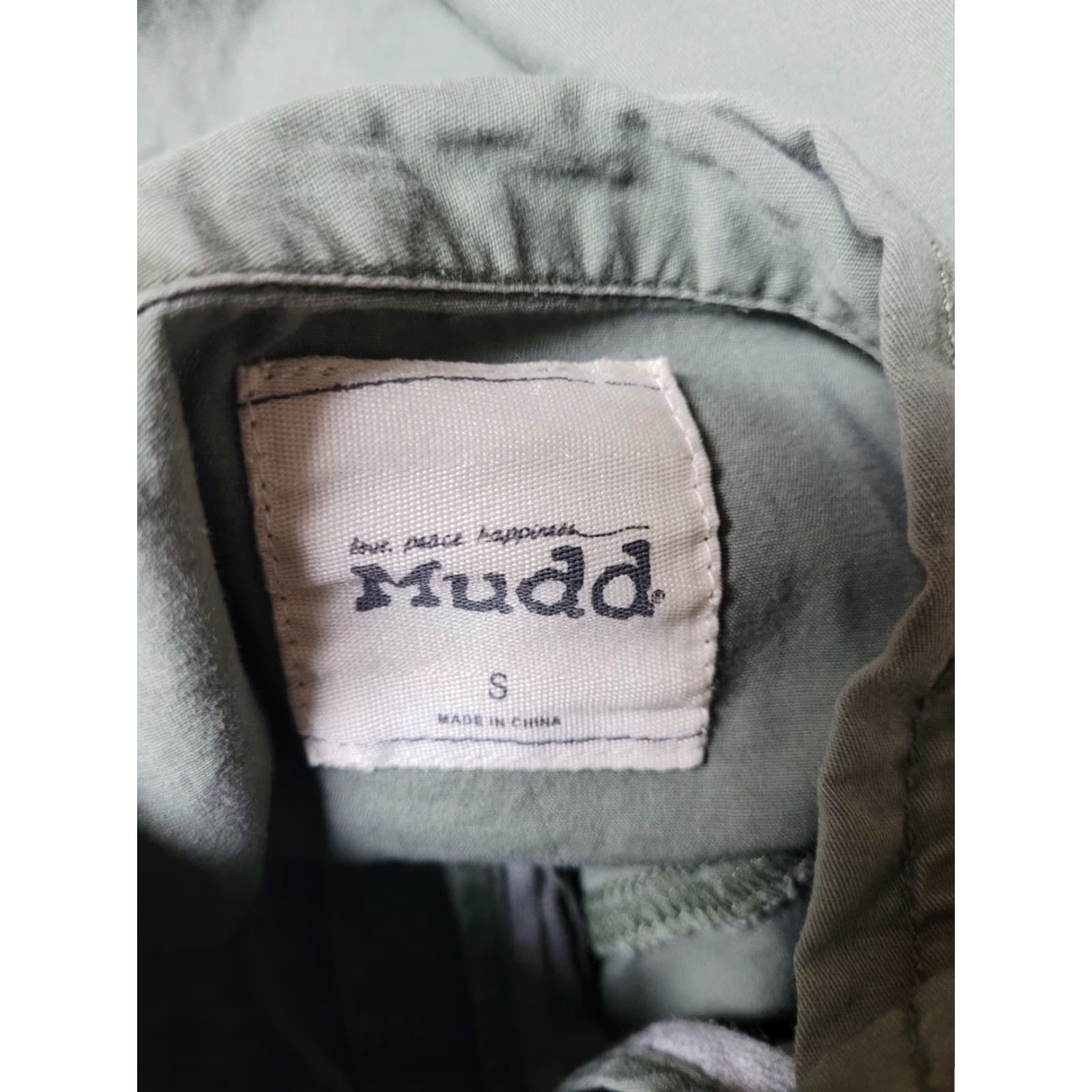 Vintage Mudd Women's Jacket Military Style Full Zip Jrs Small Green Cotton Blend Pockets Casual Size S / US 4 / IT 40 - 3 Thumbnail