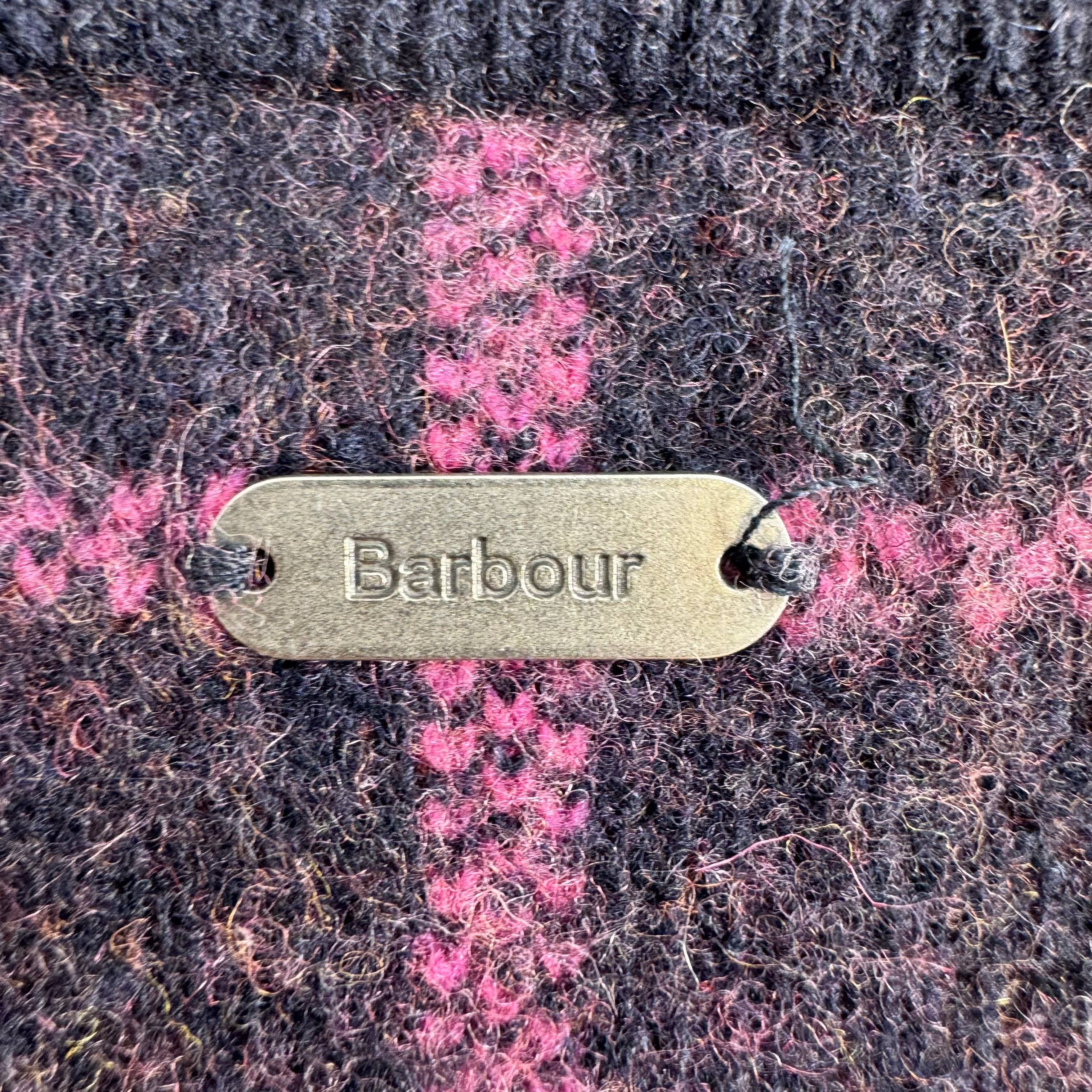 Barbour Barbour Plaid Wool Blend Cardigan Pink Navy Womens Size S Size S / US 4 / IT 40 - 9 Thumbnail