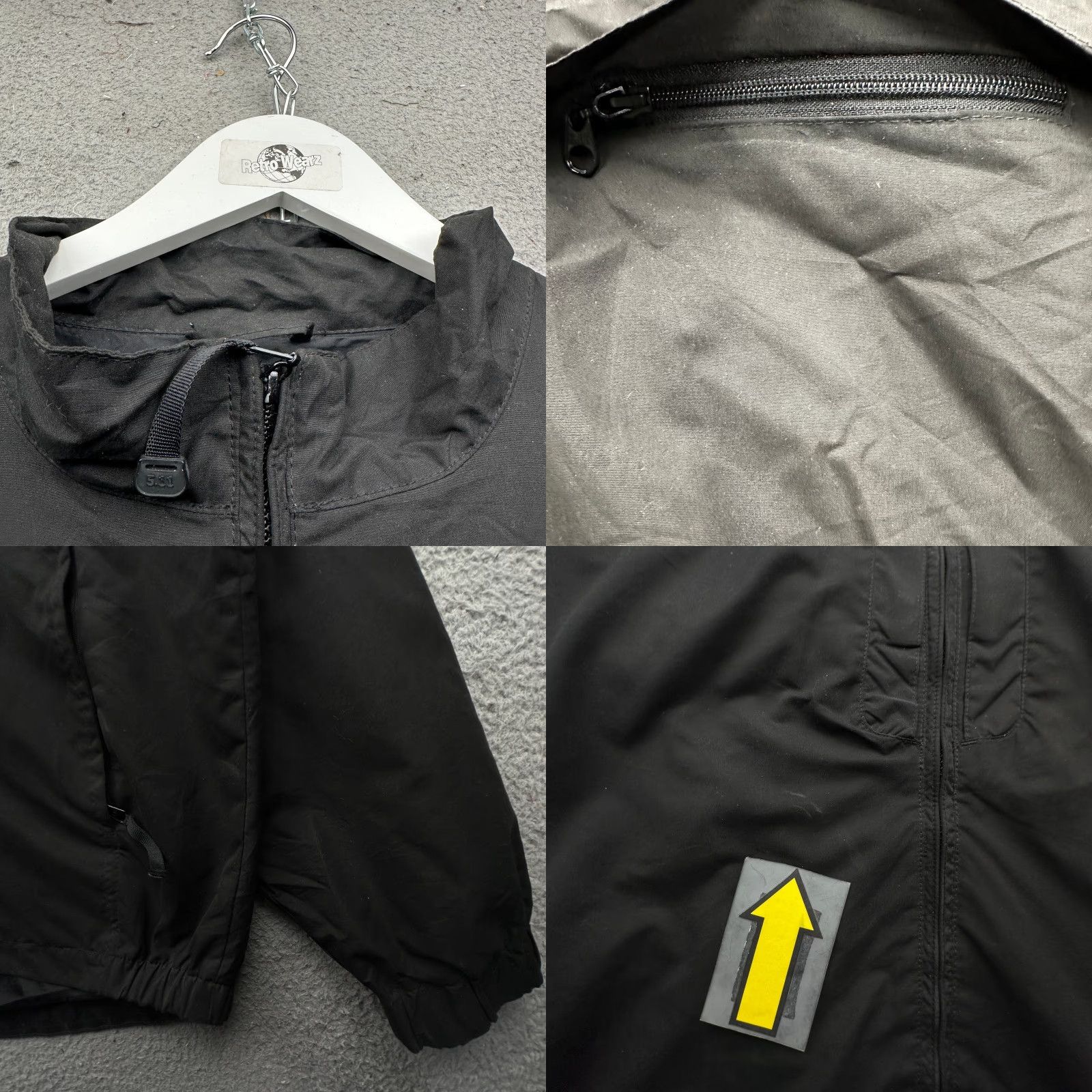 Vintage 5.11 Tactical Series Response Jacket Mens Large Black Lightweight Full Zip Windbreaker Zip Pockets Outdoor Casual Workwear Travel Mens Size US L / EU 52-54 / 3 - 8 Thumbnail