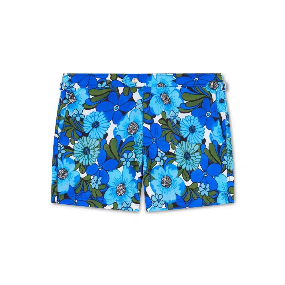 Tom Ford o1loc1c0426 TFB450 Floral Print Swim Short in Multicolor Size US 38 / EU 54 - 1 Thumbnail