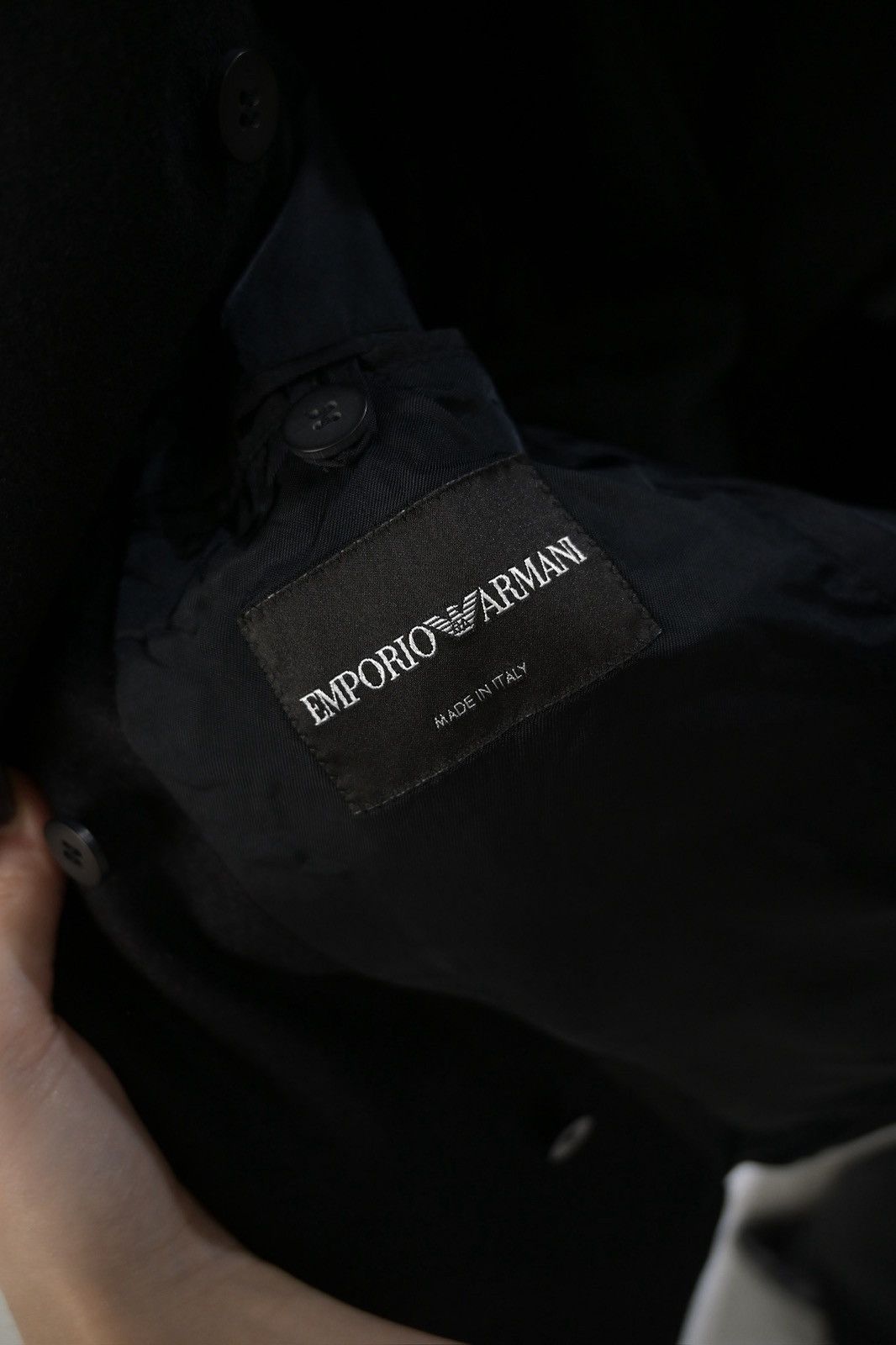 Emporio Armani Emporio Armani FW14 pony hair detachable collar crop jacket Size US L / EU 52-54 / 3 - 20 Thumbnail