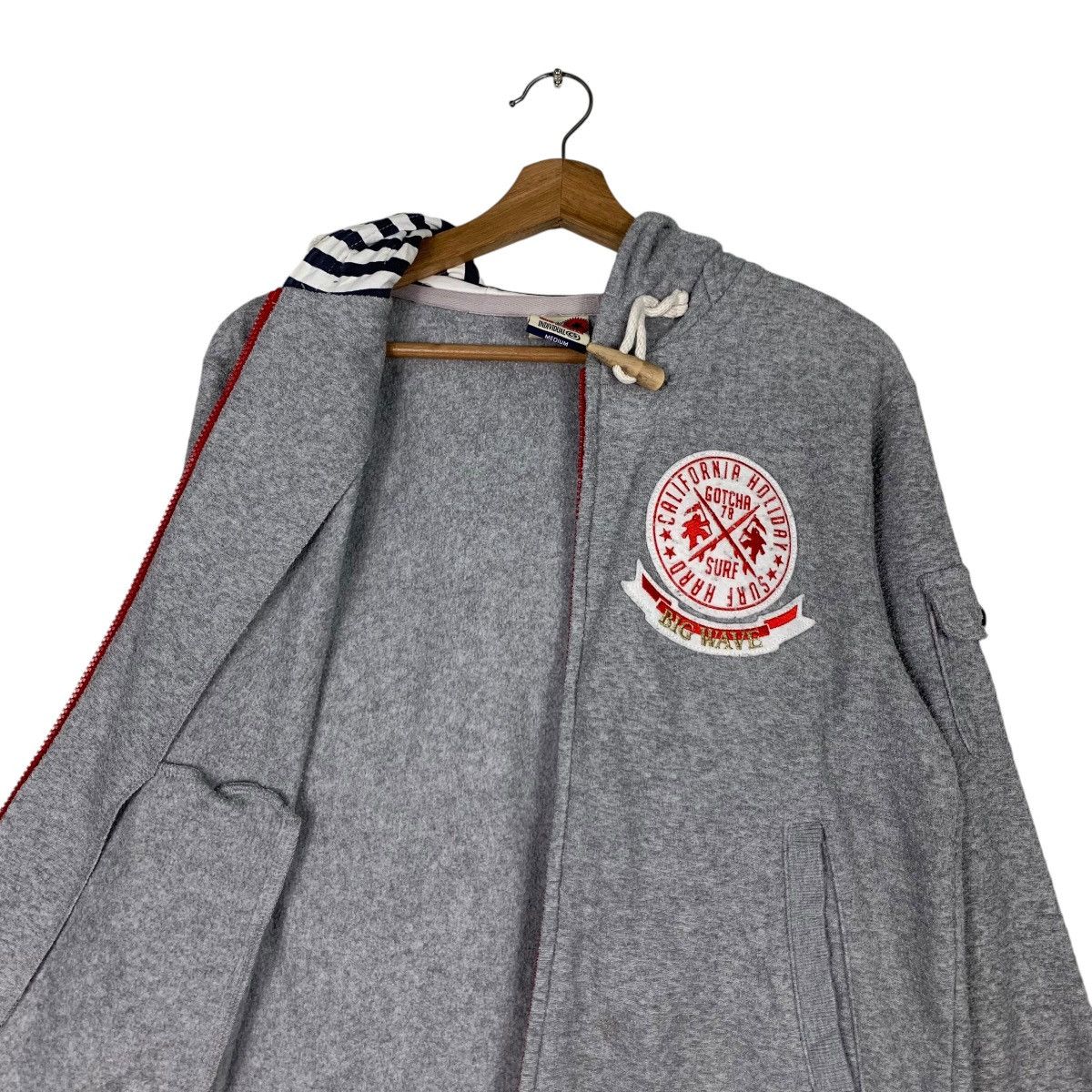 Gotcha GOTCHA Surf Hard Big Wave California Hoodies #1295-C58 Size US M / EU 48-50 / 2 - 12 Thumbnail