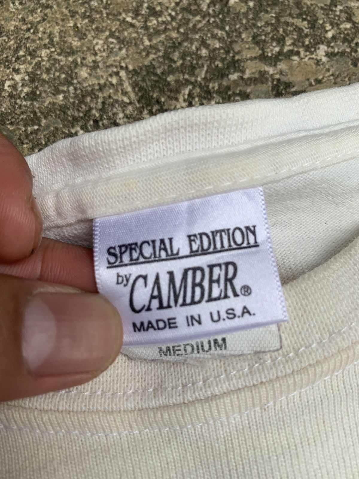Camber 2000s Camber USA Skeleton White Heavy Weight Cotton Tee Size US M / EU 48-50 / 2 - 5 Thumbnail