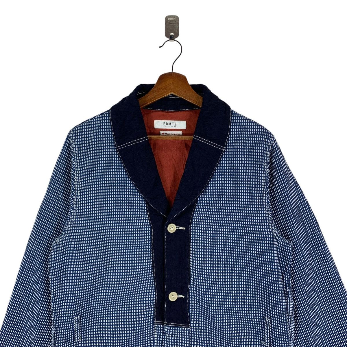 FDMTL VINTAGE FDMTL INDIGO SASHIKO BORO COAT Size US M / EU 48-50 / 2 - 4 Thumbnail