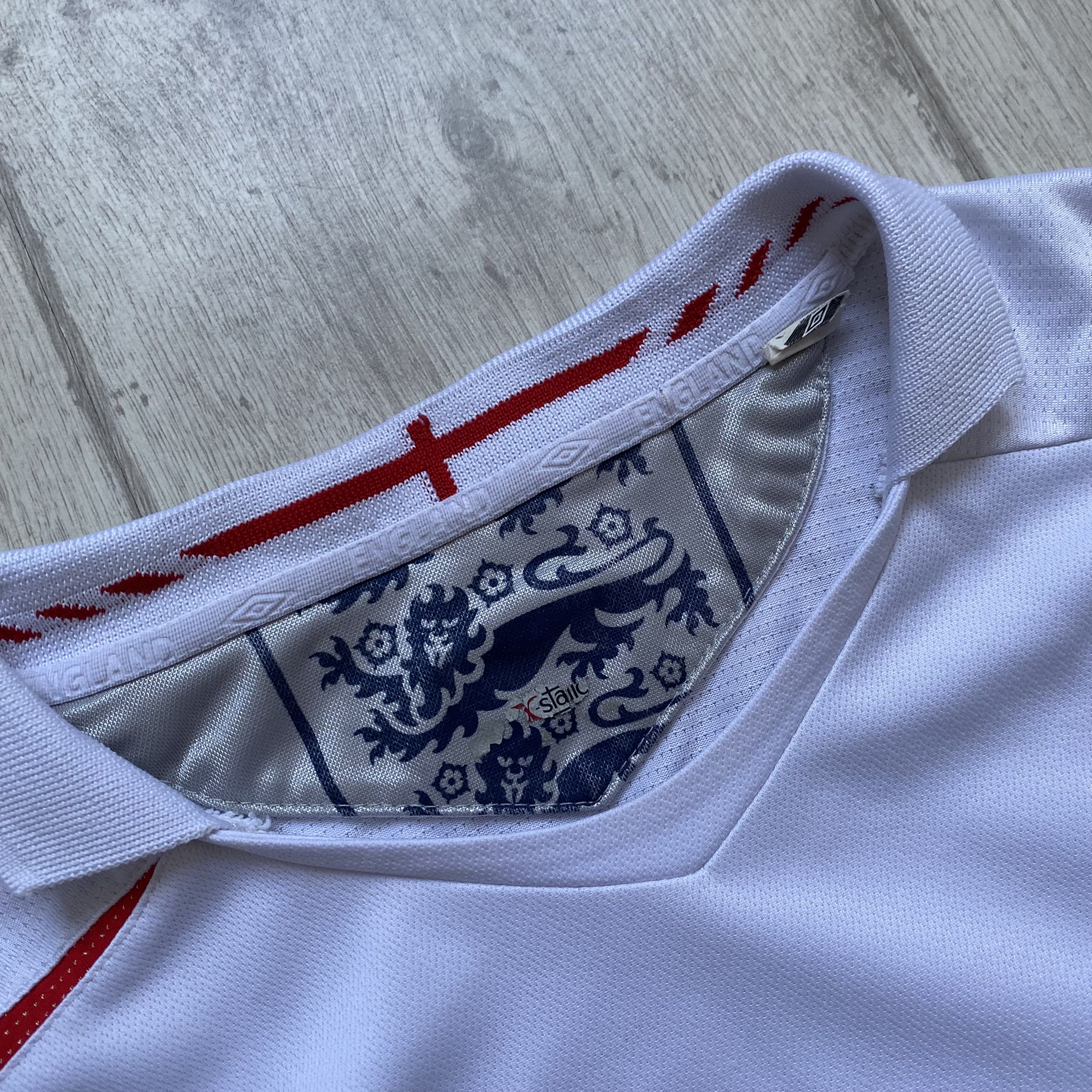 Umbro ⚽️ Vintage England Soccer jersey Blockore drill 2005 Size US XL / EU 56 / 4 - 4 Thumbnail