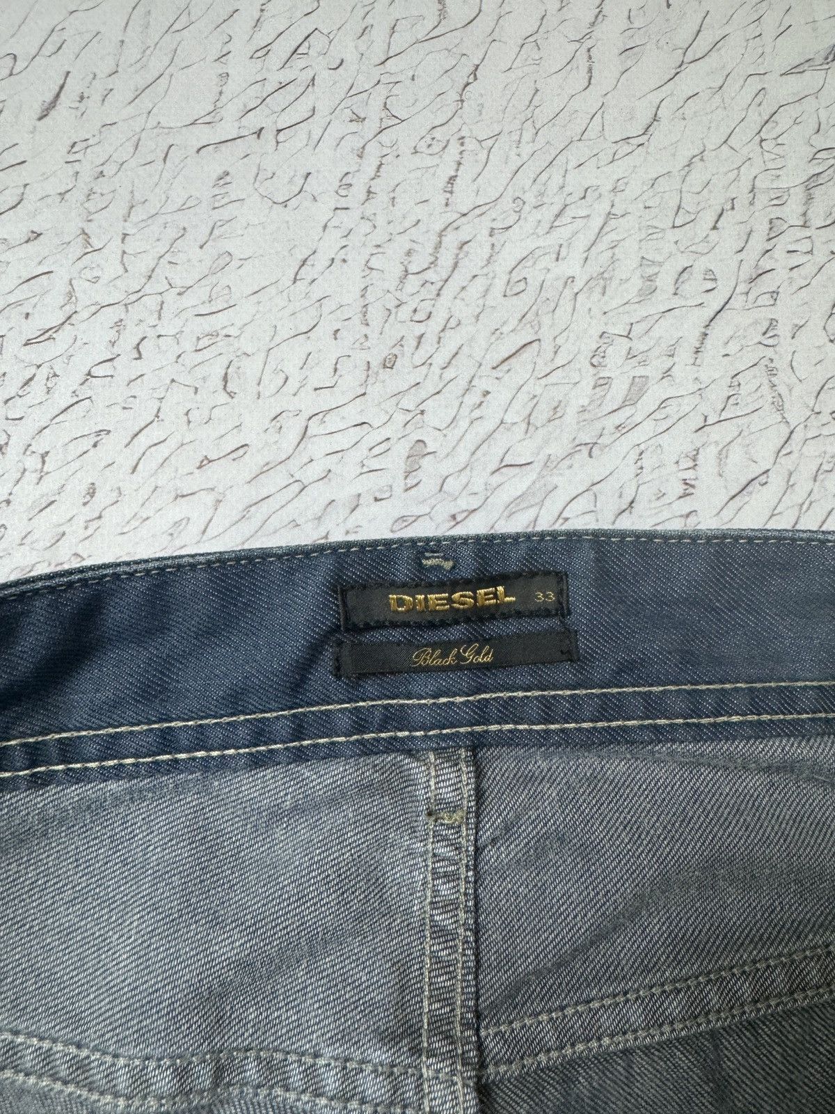 Diesel Black Gold Diesel Black Gold dirty painted style casual denim jeans Size US 36 / EU 52 - 14 Thumbnail