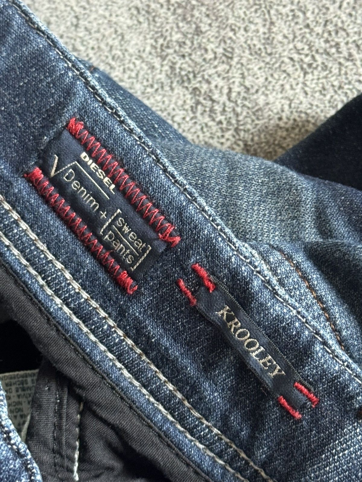 Diesel Diesel 32 krooley-ne Distressed denim jeans pants trousers Size US 32 / EU 48 - 10 Thumbnail