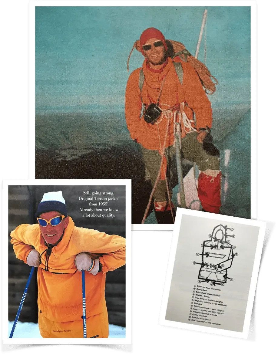 Vintage VERY RARE VINTAGE JACKET ANORAK MOUNTAINEERING SMOCK TENSON Size US XL / EU 56 / 4 - 14 Thumbnail