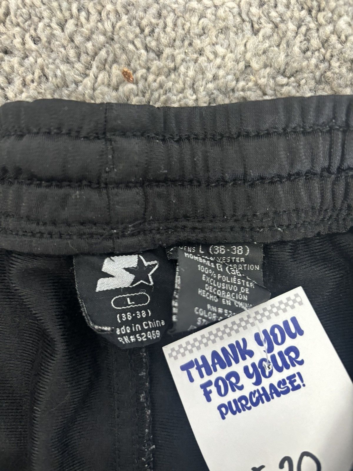 Starter Y2k black starter sweatshorts Size US 32 / EU 48 - 5 Thumbnail