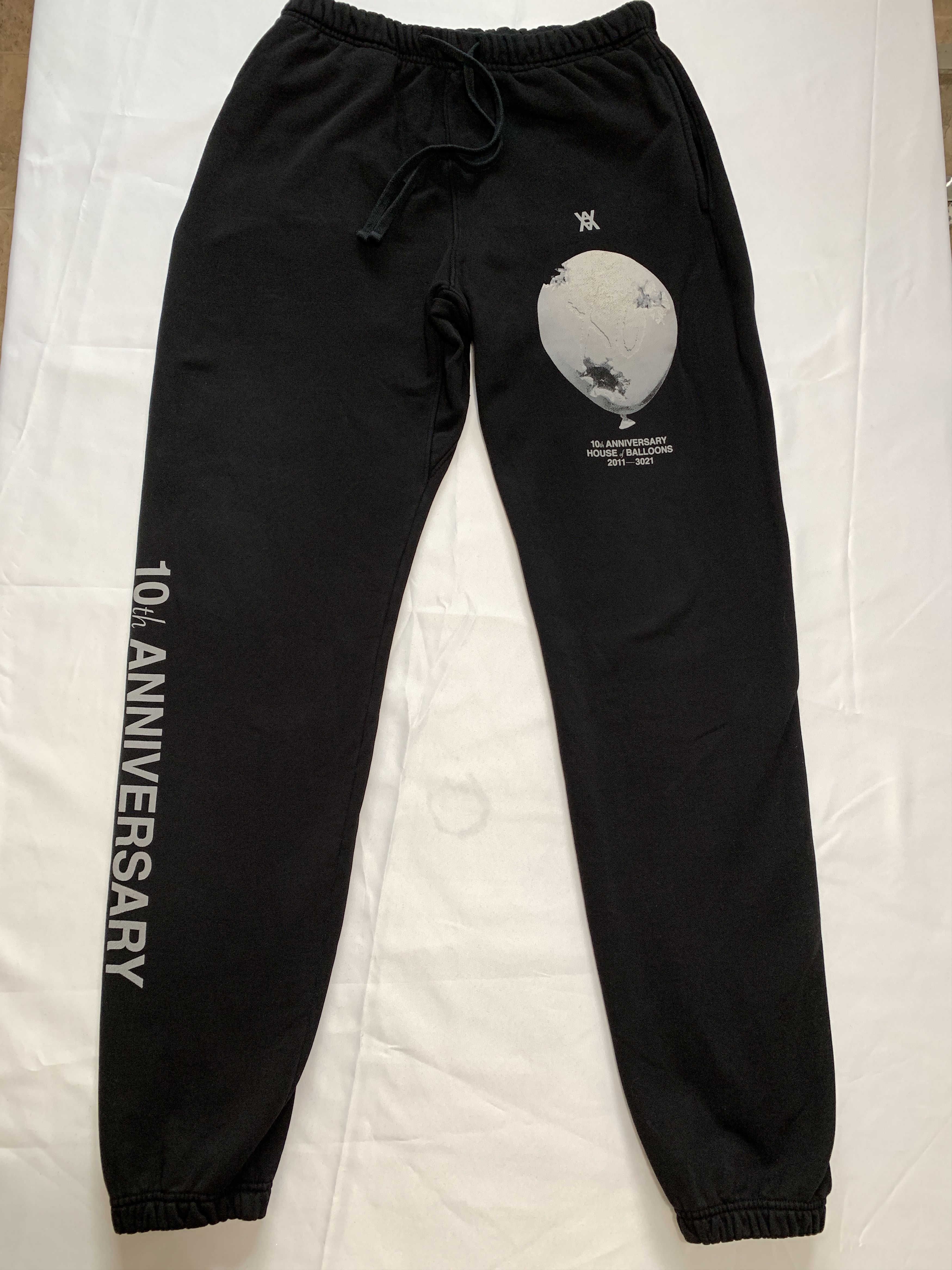 Daniel Arsham The Weeknd x Daniel Arsham House Of Balloons Sweatpants Size US 32 / EU 48 - 3 Thumbnail