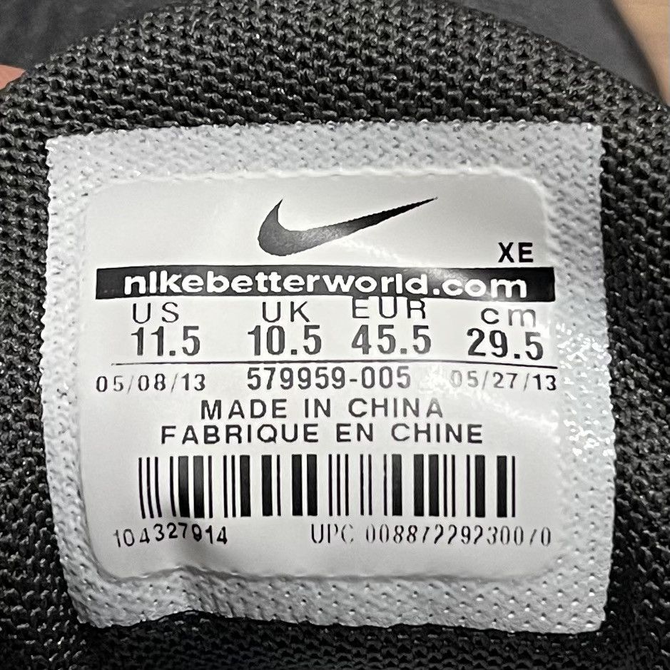 Nike 2013 Nike Free Run 5.0 'Anthracite Volt' Size US 11.5 / EU 44-45 - 9 Thumbnail