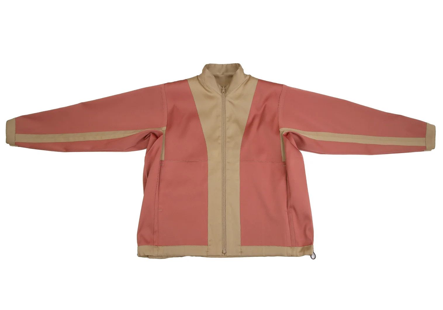 Issey Miyake Satin Zip-Up Packable Jacket in Beige Size US L / EU 52-54 / 3 - 13 Thumbnail