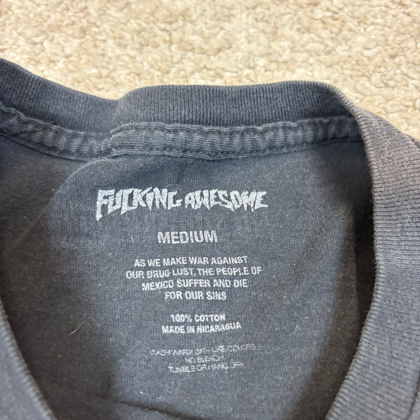 Fucking Awesome F*cking Awesome FA King of NY Tyshawn Jones T Shirt Men's M Size US M / EU 48-50 / 2 - 5 Thumbnail