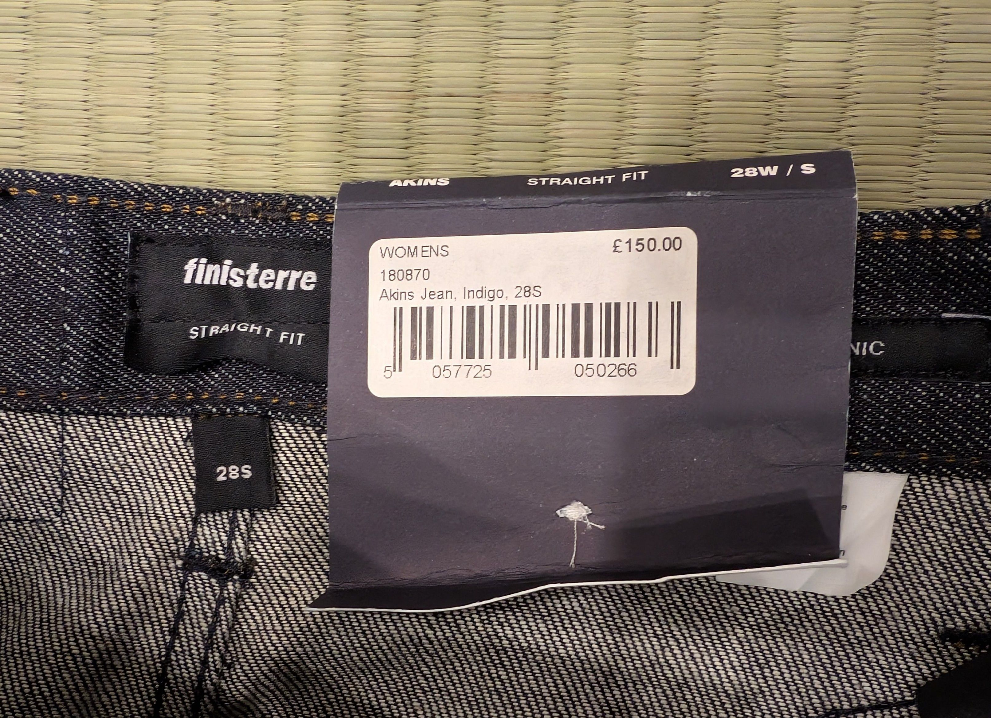 Finisterre NWT Finisterre Akins Selvedge Jeans Size 28S Made in UK Size 28" / US 6 / IT 42 - 3 Thumbnail