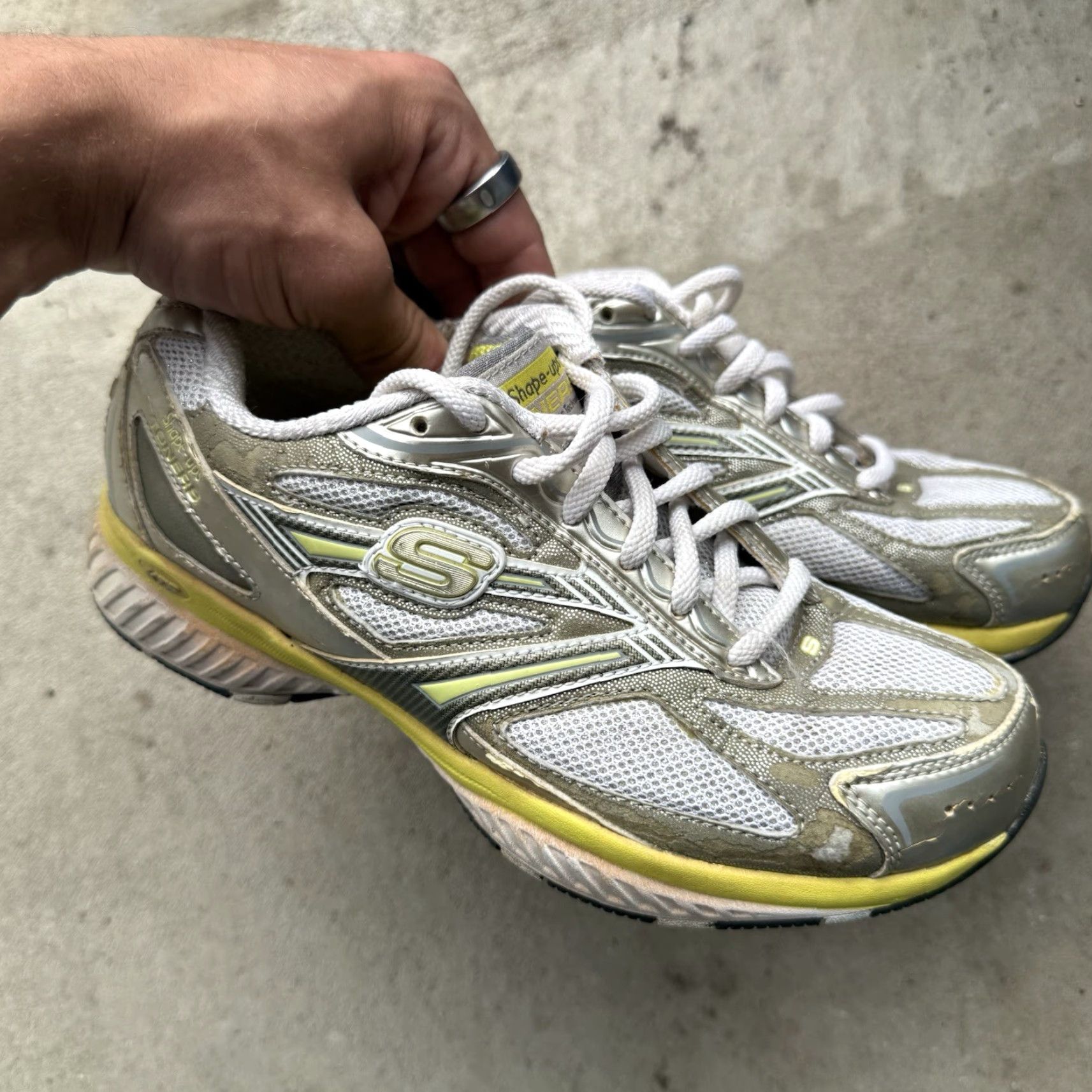 SKECHERS Skechers Shape Ups Toners Women’s Walking Shoes Gray 13013 Low Top Size 6 UV? Size M / US 6-8 / IT 42-44 - 2 Thumbnail