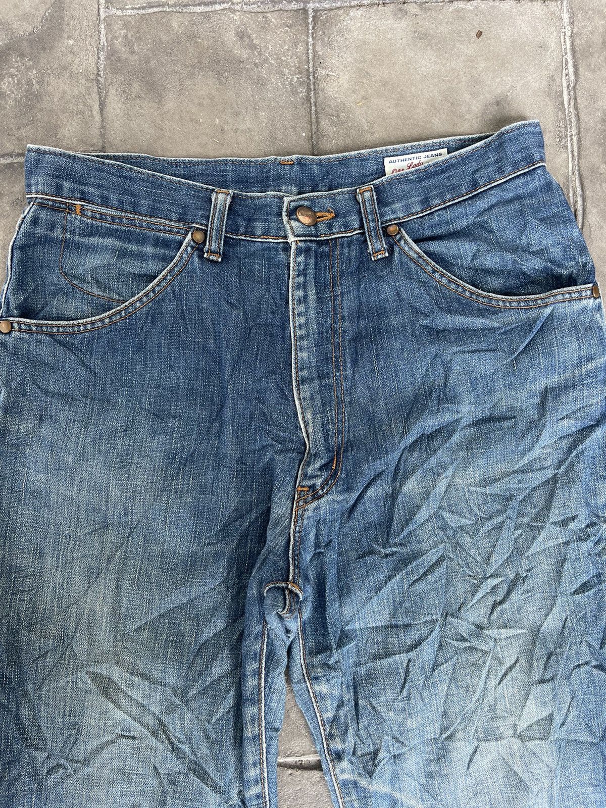 Wrangler JAPAN MADE Wrangler Lady Blue Bell Size 31" - 7 Thumbnail
