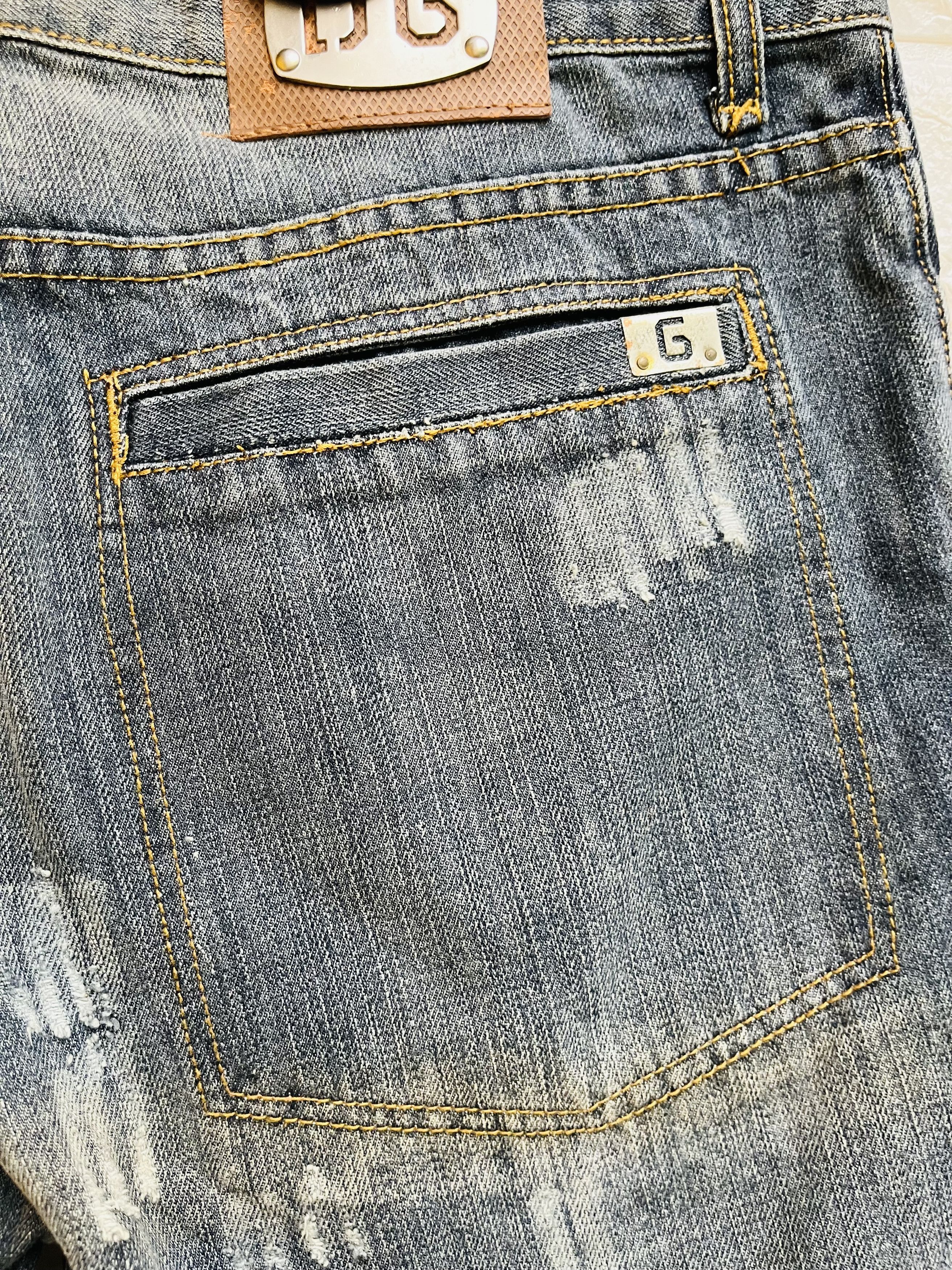 Dolce & Gabbana Vintage Dolce & Gabbana Distressed Designer Fashion Style Size US 35 - 10 Thumbnail
