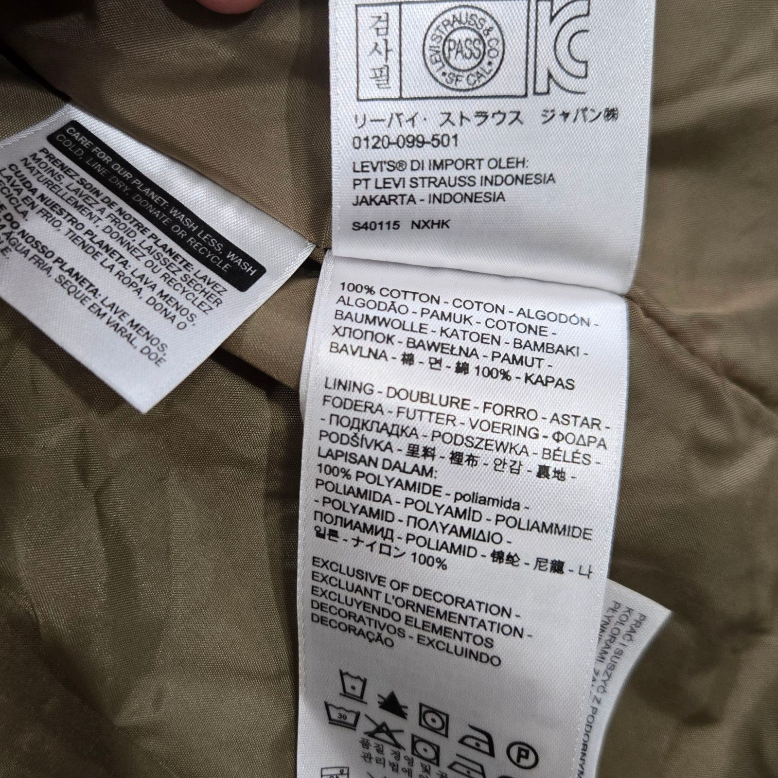Levi's Levi’s Khaki Cotton Utility Field Jacket Safari Size Medium Size M / US 6-8 / IT 42-44 - 11 Thumbnail