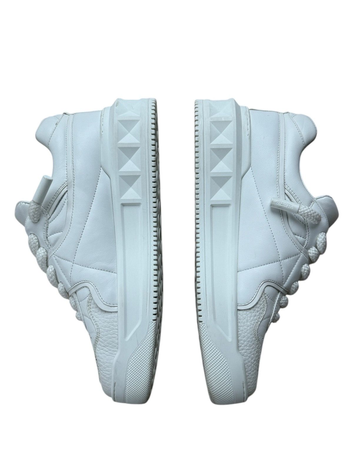 Valentino Valentino One Stud XL White Trainer Sneakers Size US 11.5 / EU 44-45 - 9 Thumbnail