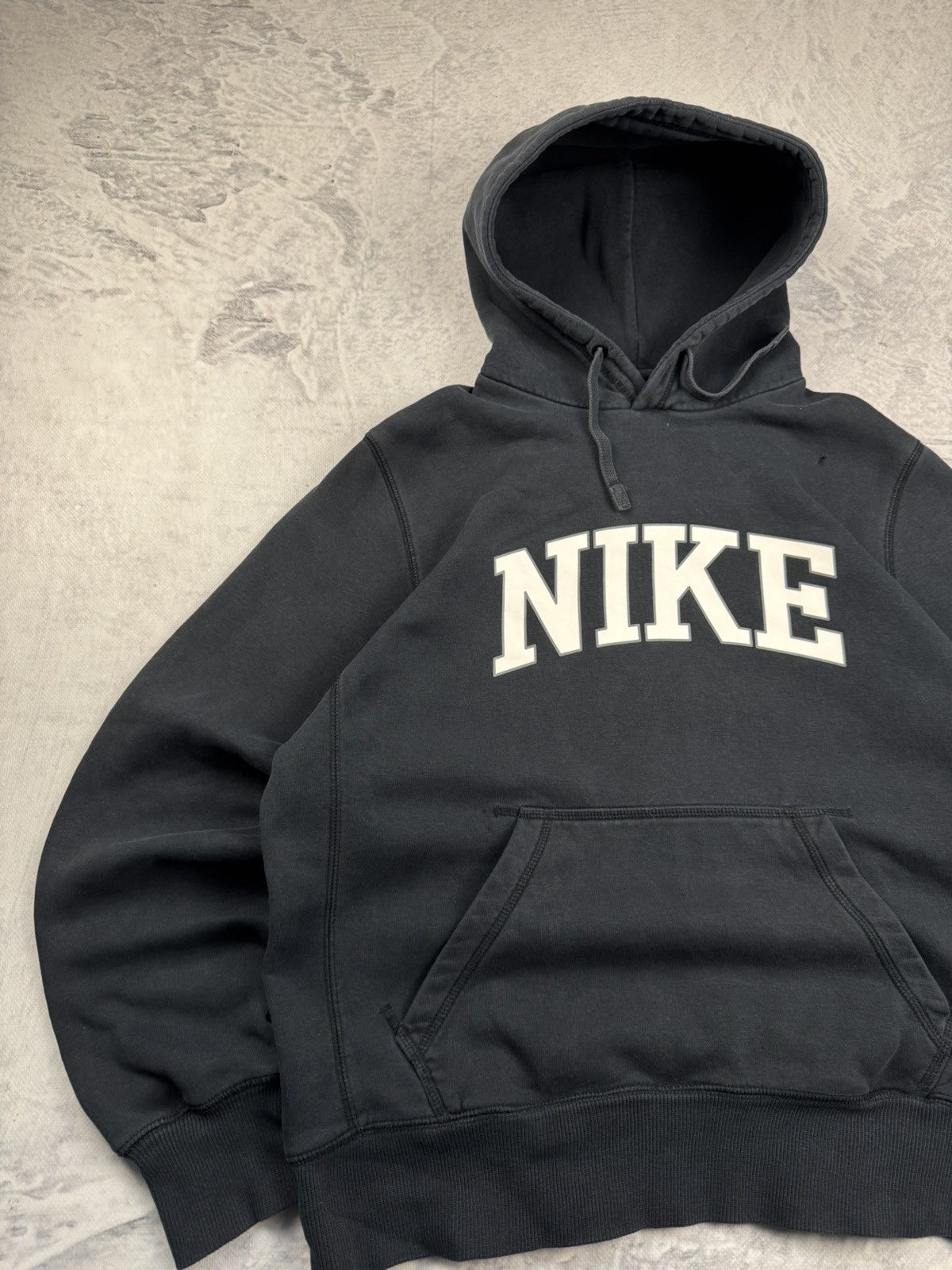 Nike × Vintage NIKE VINTAGE CENTER LOGO OVERSIZE BOXY HOODIE Size US M / EU 48-50 / 2 - 2 Thumbnail