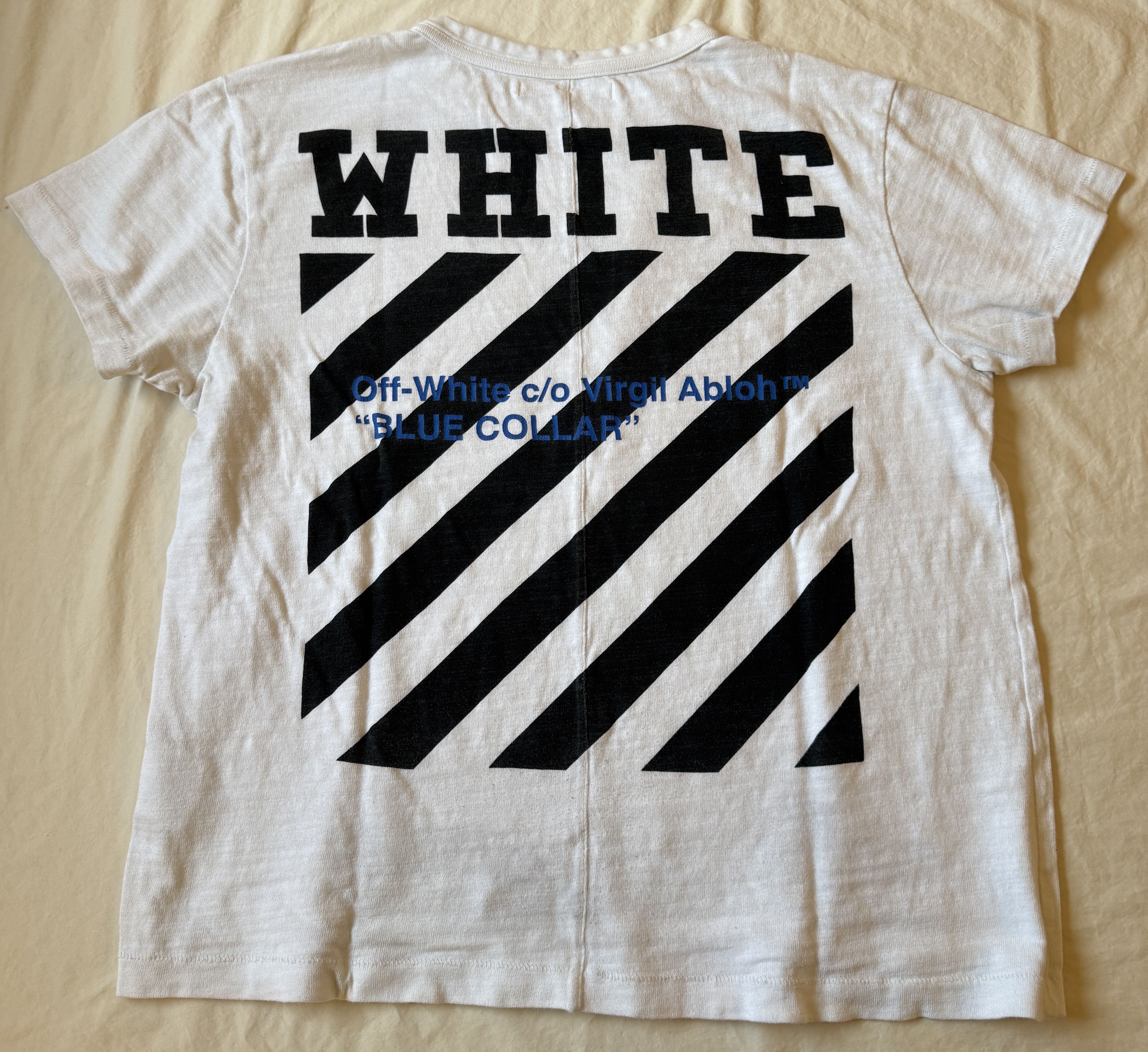 Off-White Off-White "Blue Collar" tee - Men's S Size US S / EU 44-46 / 1 - 1 Thumbnail