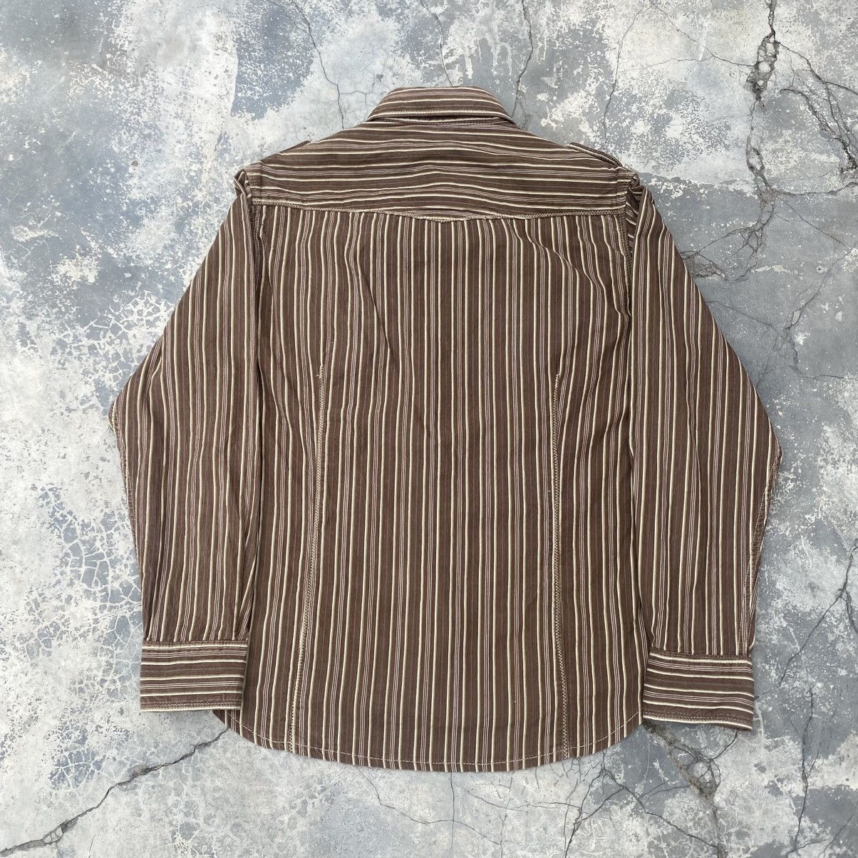 BAFFY Stripe Western Corduroy Shirt