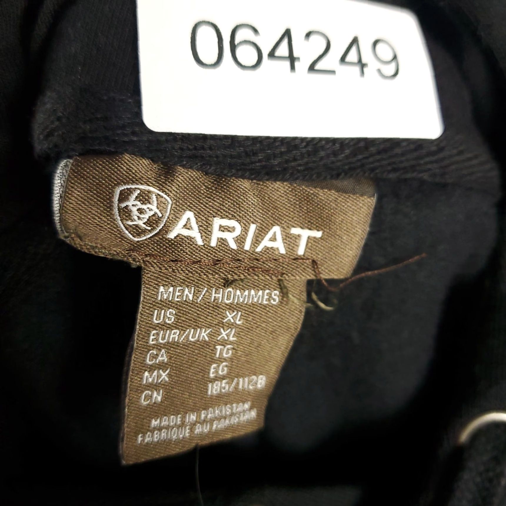 Ariat Ariat Hoodie Mens XL Black Pullover Sweatshirt Casual Sweater Size US XL / EU 56 / 4 - 7 Thumbnail