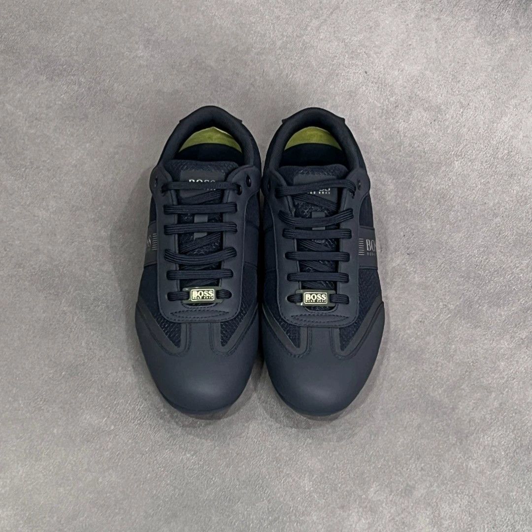 HUGO BOSS Navy Blue Letter Print Breathable Shoes