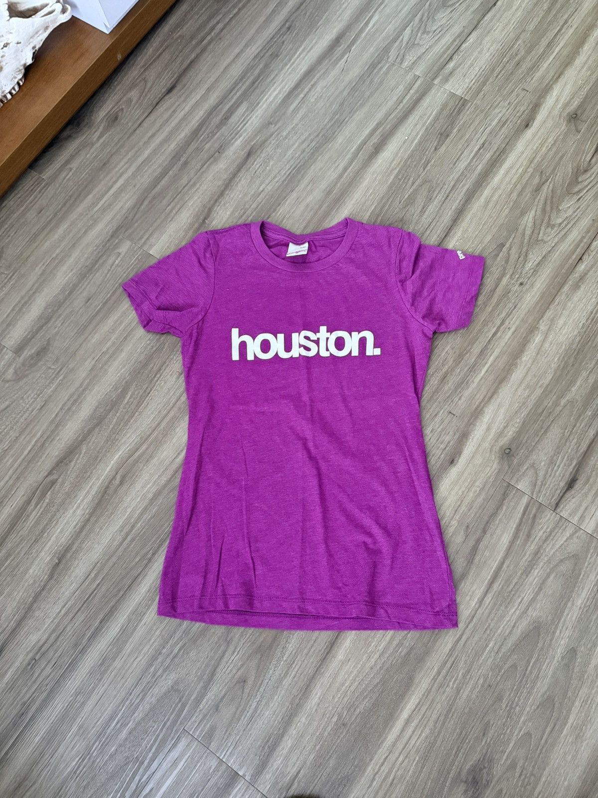 Other Women’s Premium Goods HOUSTON Purple Tshirt Size Small Size S / US 4 / IT 40 - 1 Thumbnail