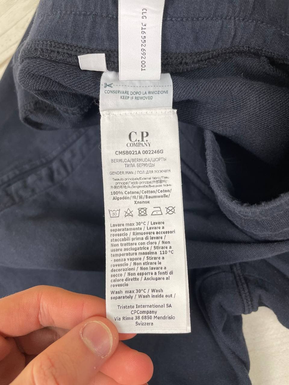 C.P. Company Cp Company Light Fleece Cargo Shorts Size US 34 / EU 50 - 9 Thumbnail
