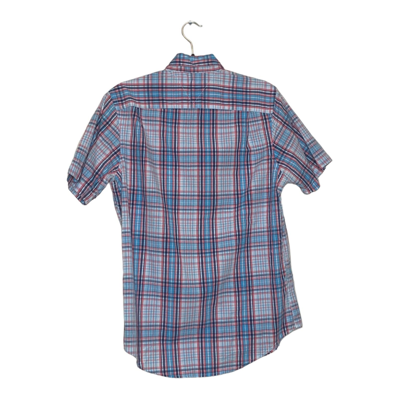 Tommy Hilfiger Tommy Hilfiger men plaid short sleeves button shirt size XS Size US XS / EU 42 / 0 - 6 Thumbnail
